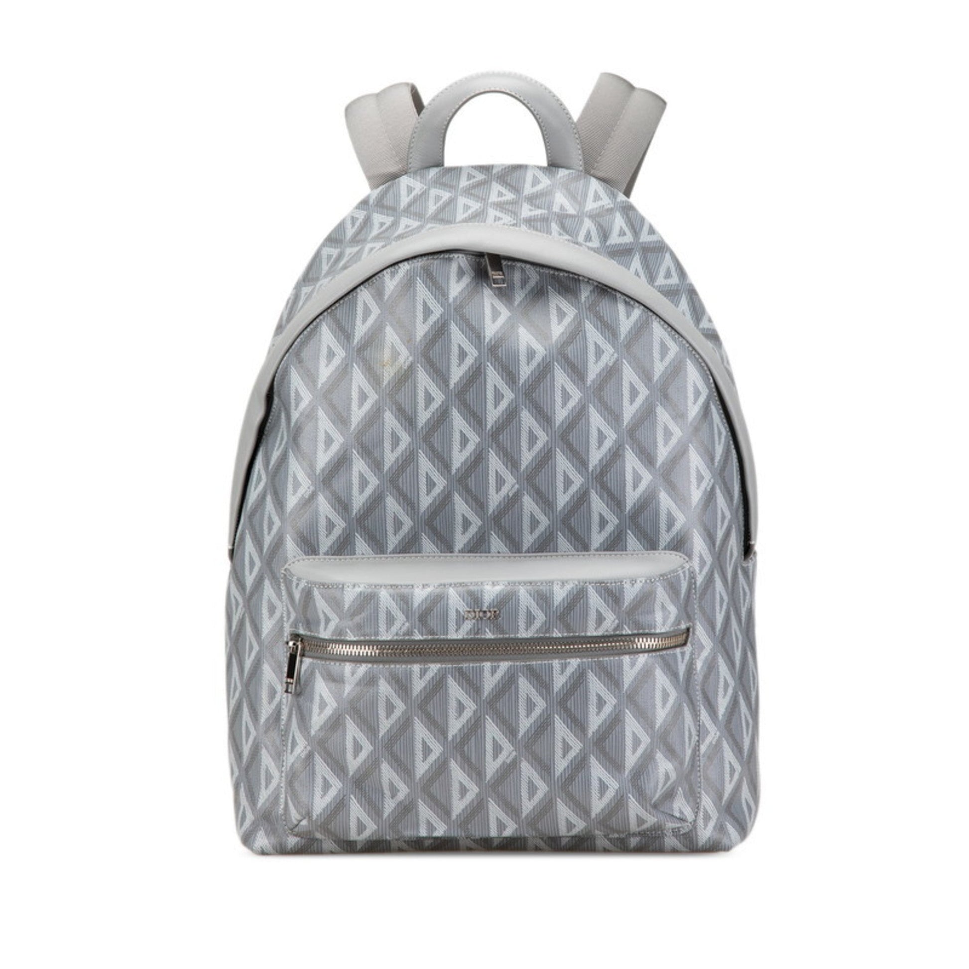 Christian Dior Gray Pvc Leather Backpack ()