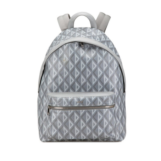 Christian Dior Gray Pvc Leather Backpack ()