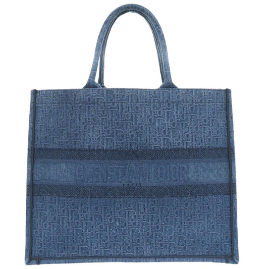 Christian Dior Blue Denim Tote Bag ()