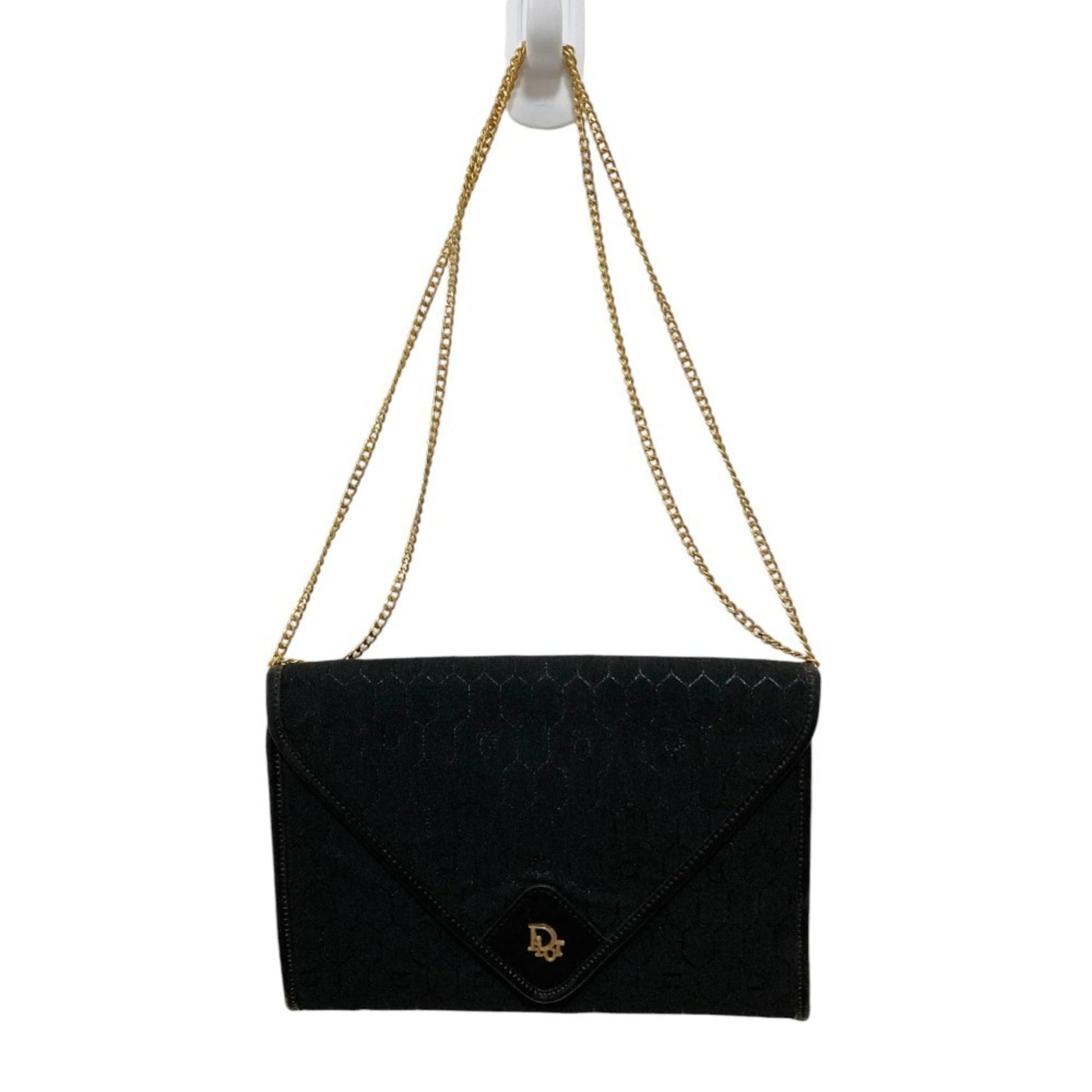 Christian Dior Black Canvas Shoulder Bag ()