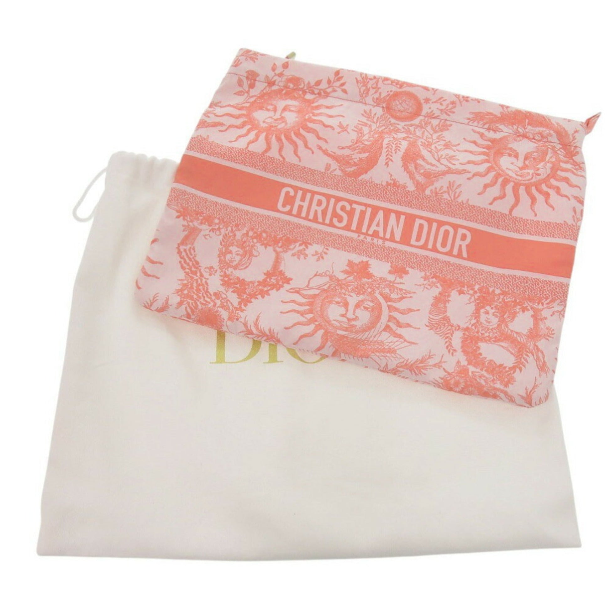 Christian Dior Pink Fabric Pouch ()