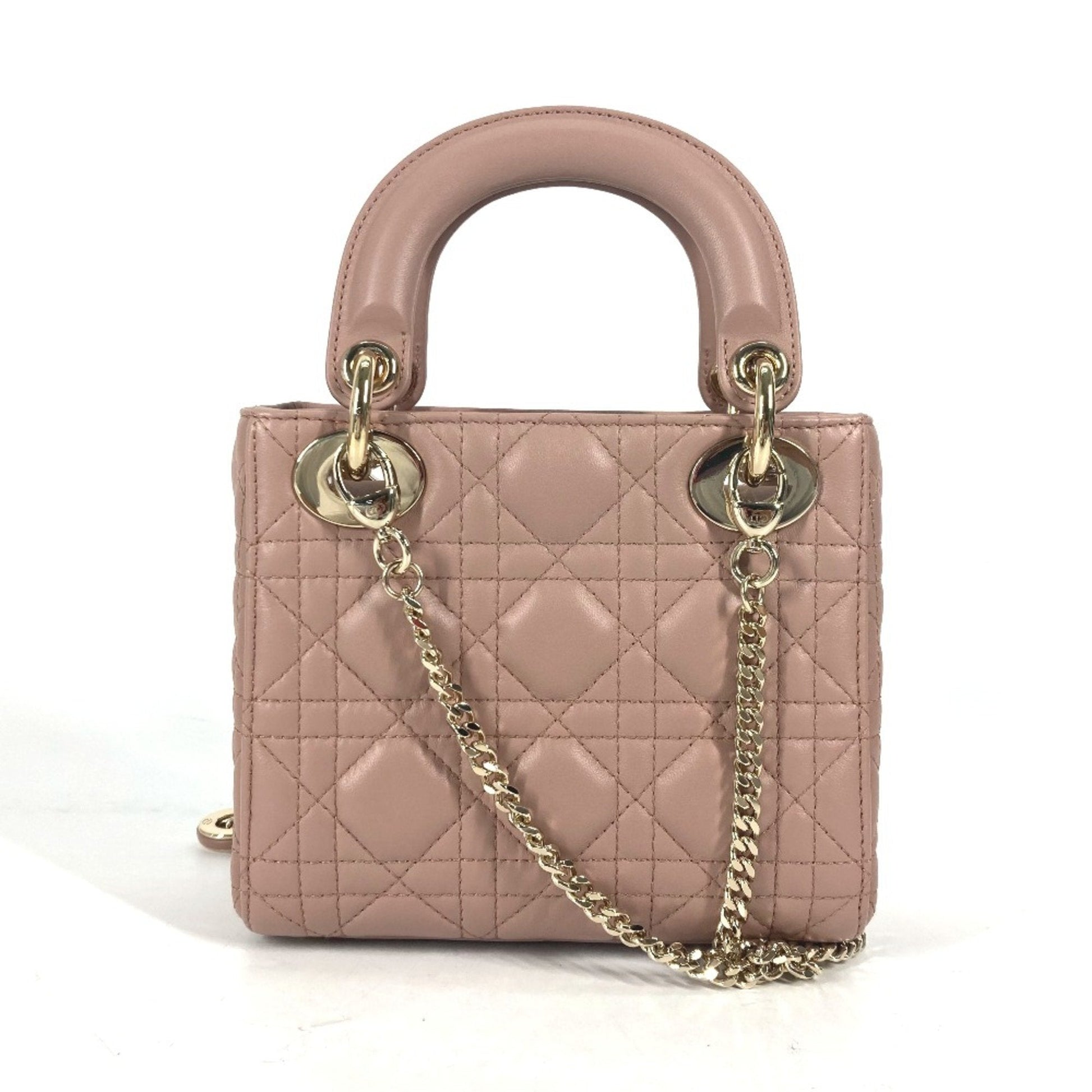 Christian Dior Beige Leather Handbag ()