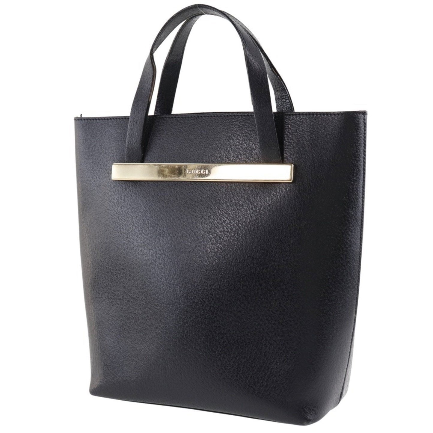 Gucci Black Leather Tote Style 18