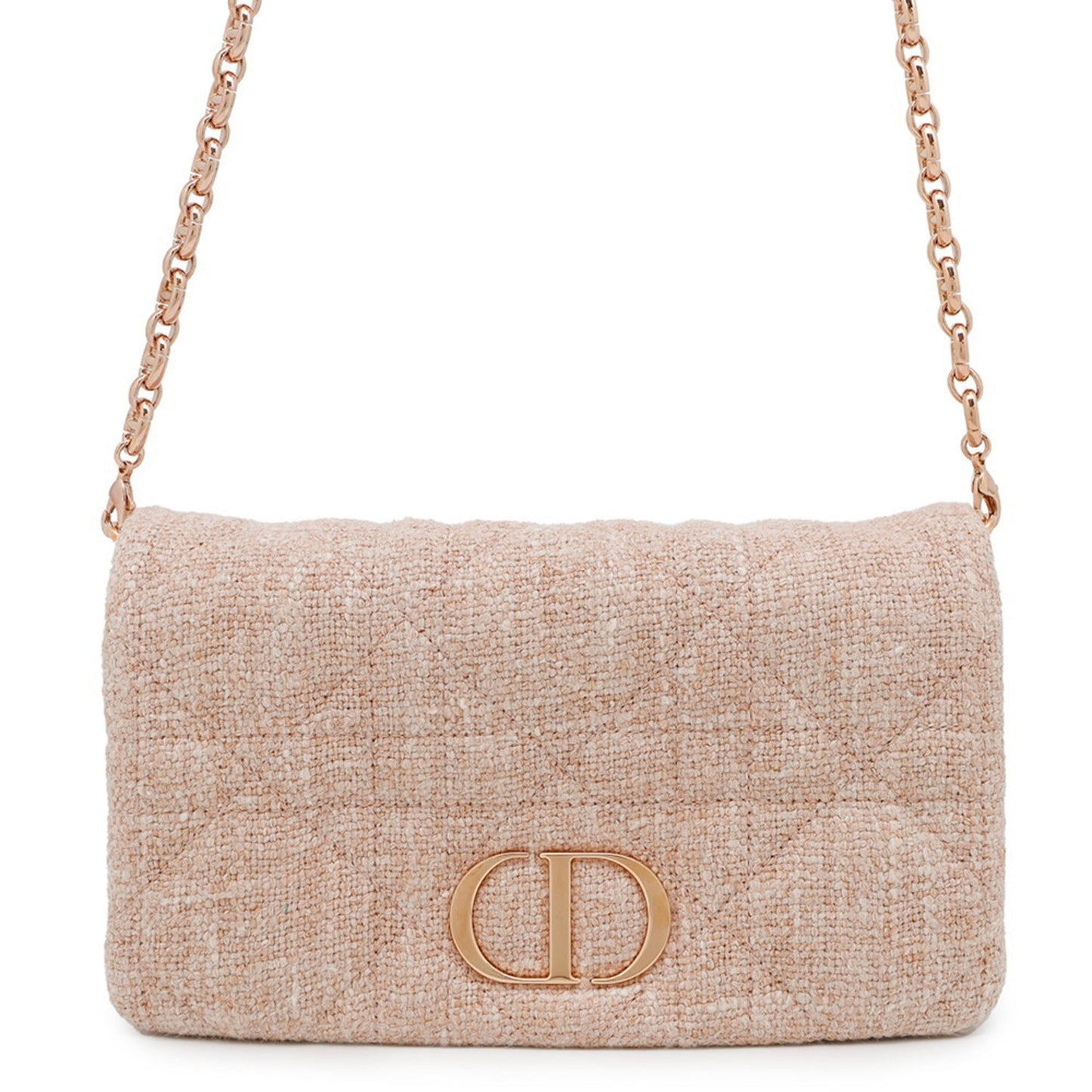 Christian Dior Pink Tweed Shoulder Bag ()
