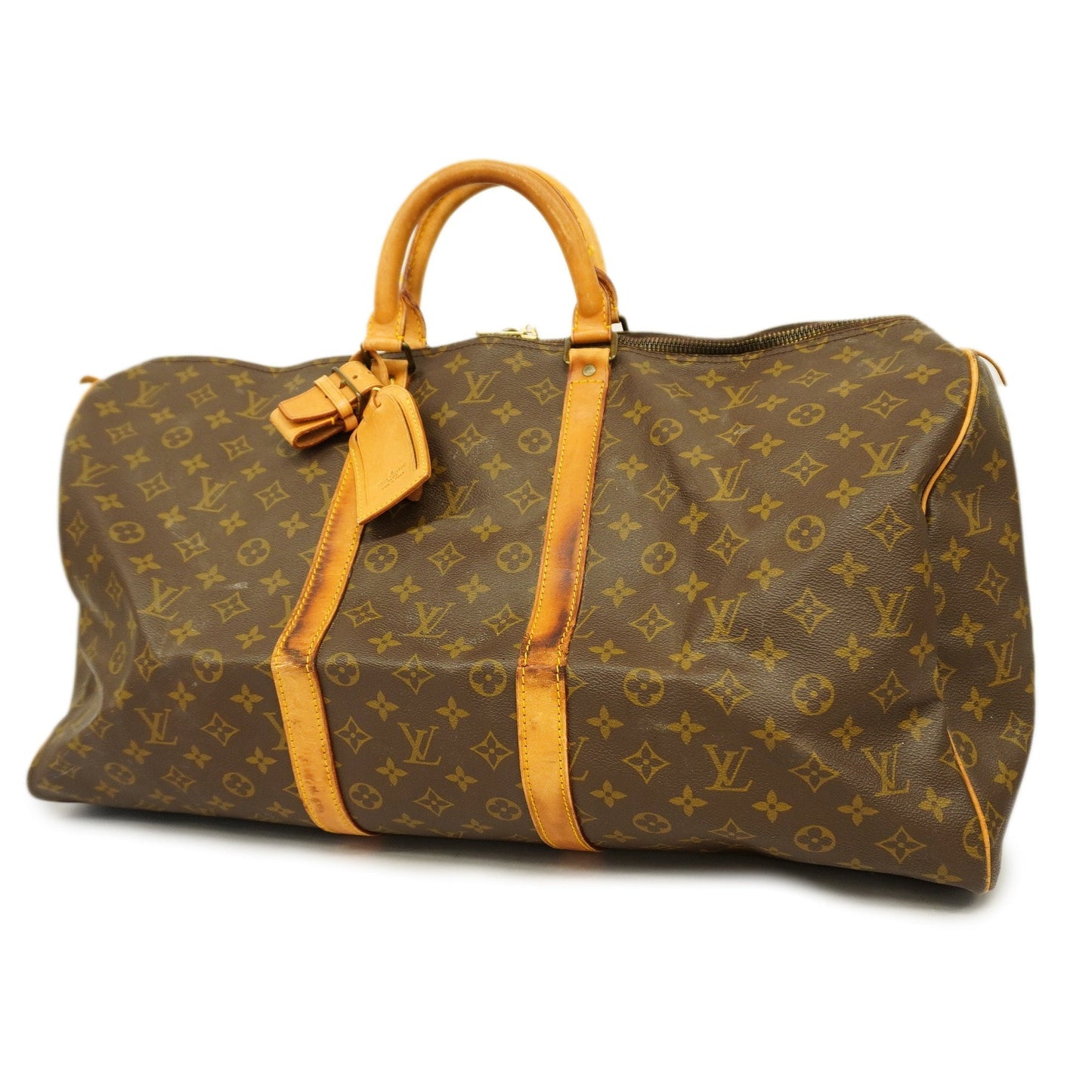 LOUIS VUITTON Auth Monogram Keepol 55 M41424 Unisex Boston Bag