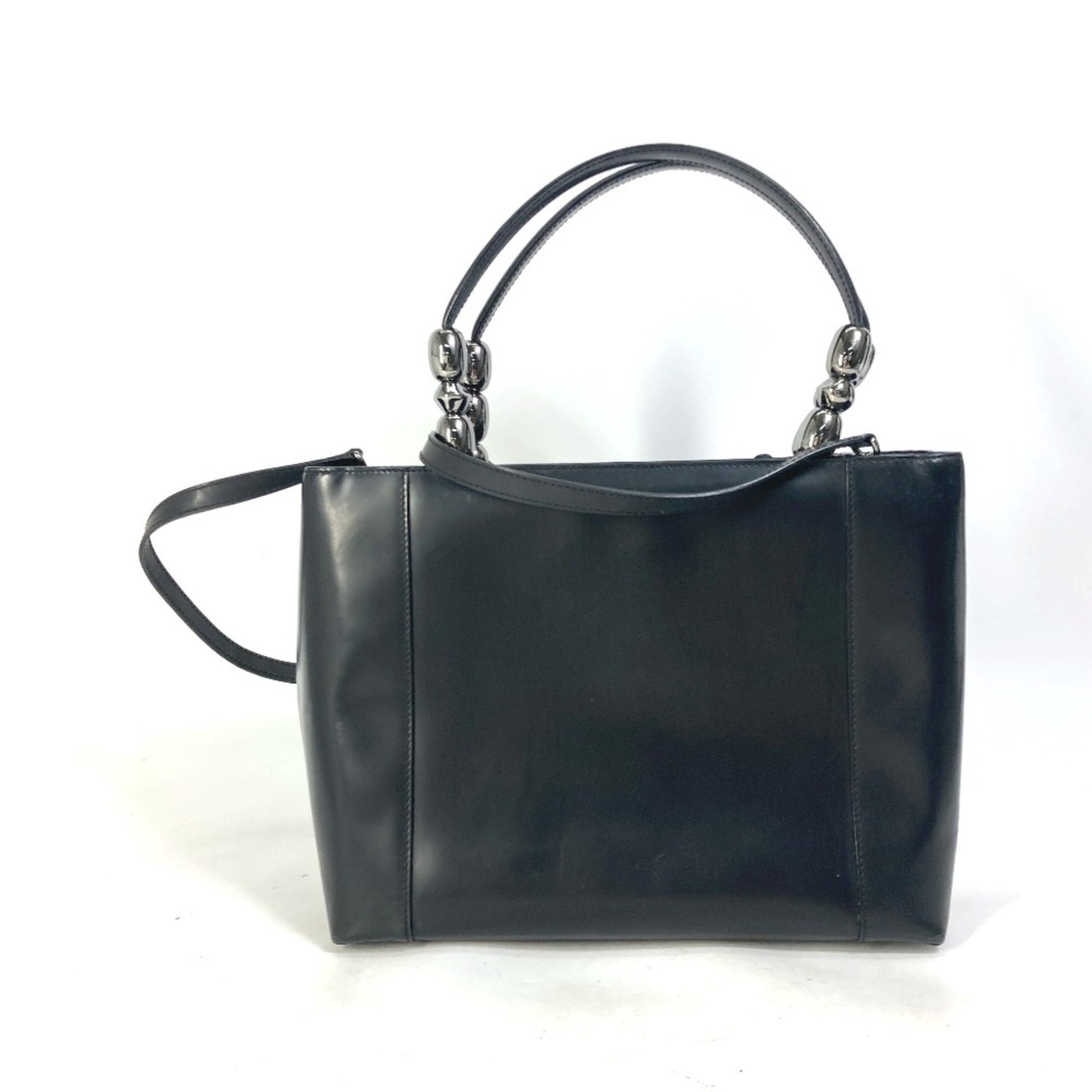 Christian Dior Black Leather Handbag ()