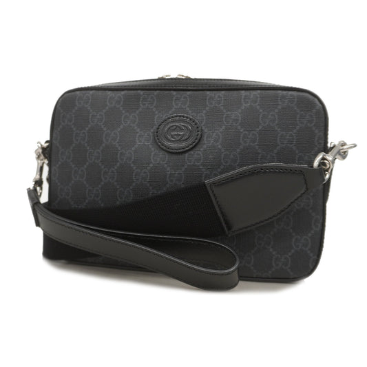 Gucci GG Supreme Black Shoulder Bag