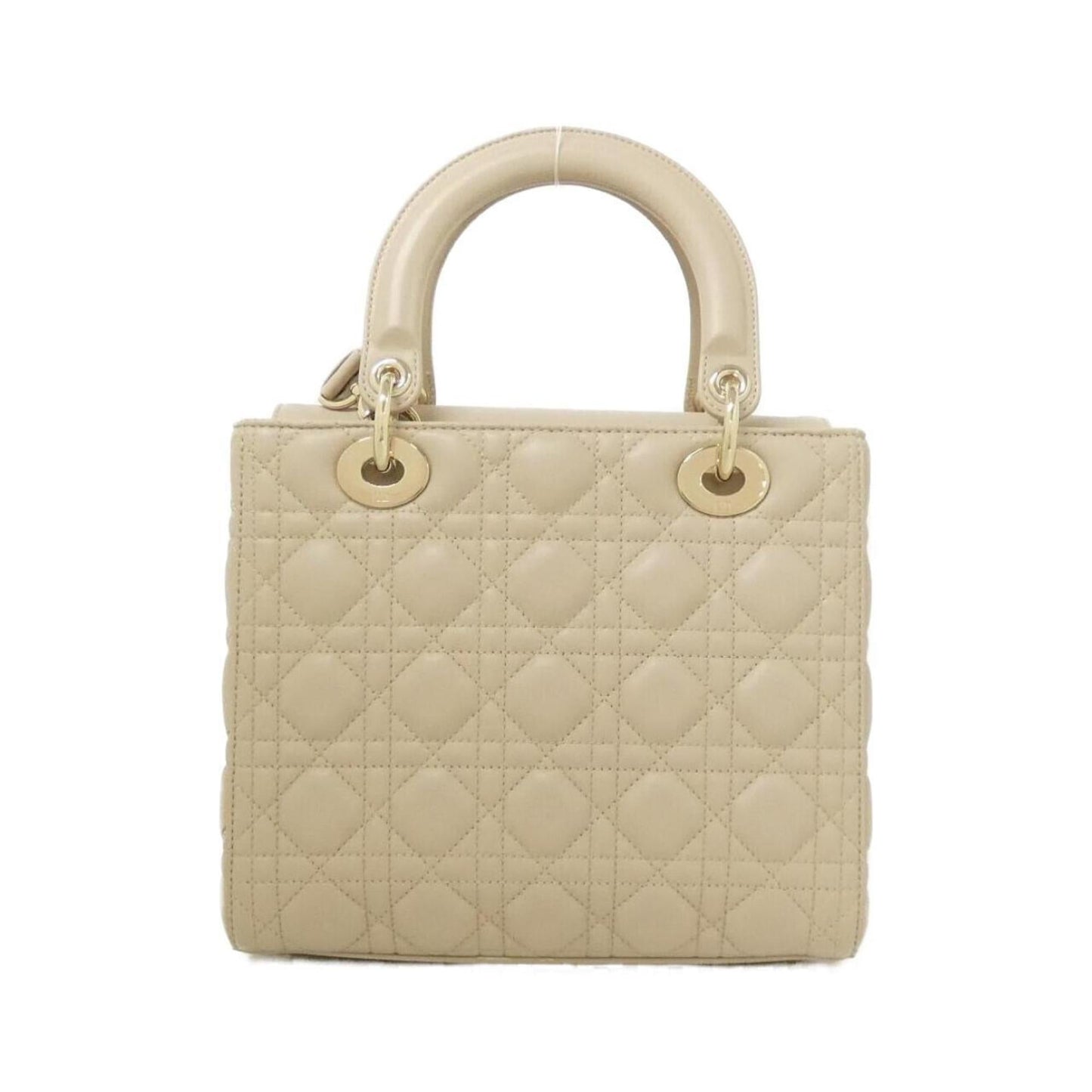 Christian Dior Beige Leather Handbag ()