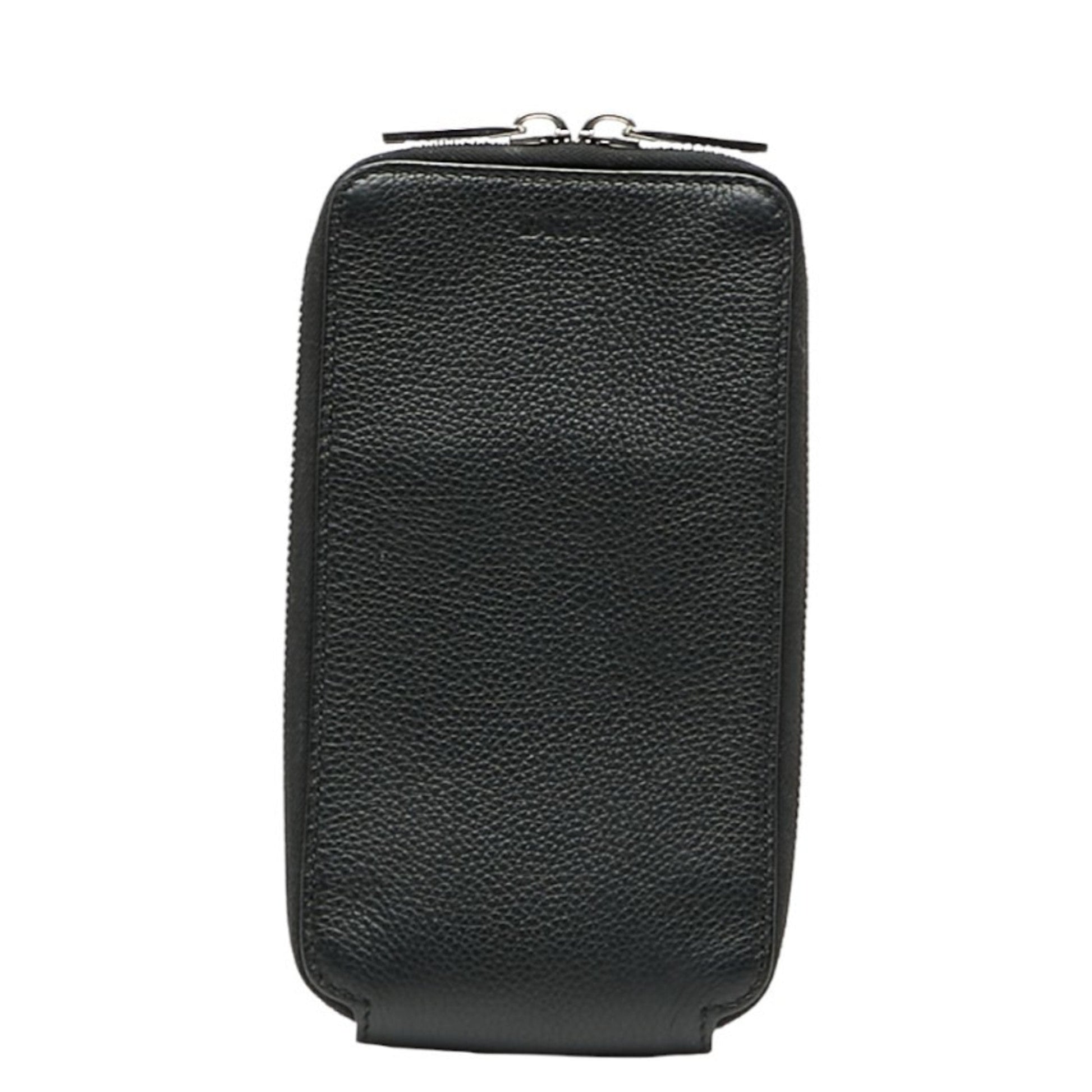 Christian Dior Black Leather Pouch ()