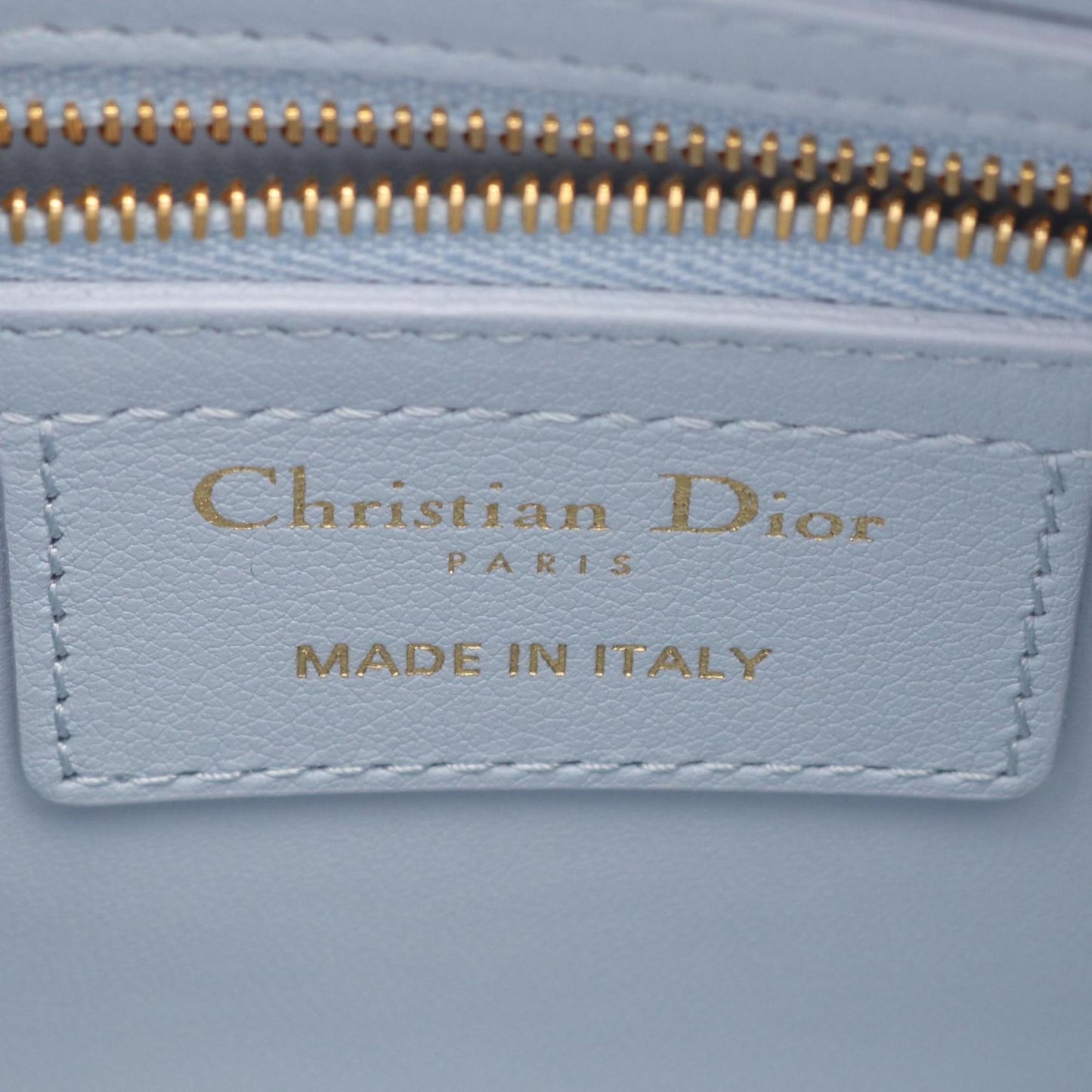 Christian Dior Blue Leather Handbag ()