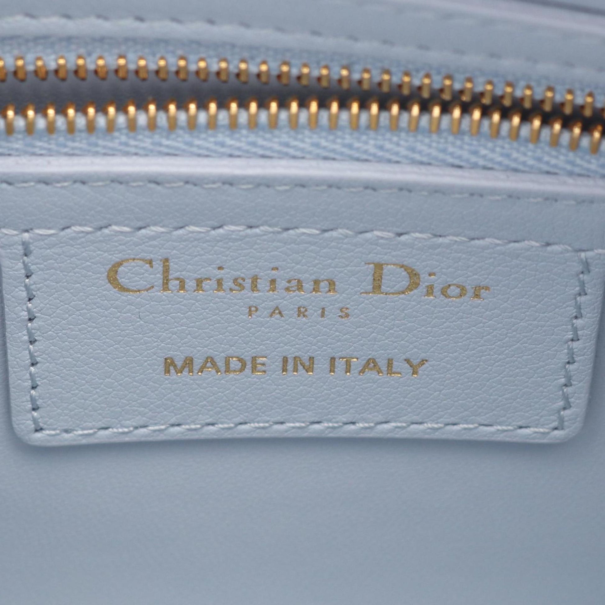 Christian Dior Blue Leather Handbag ()