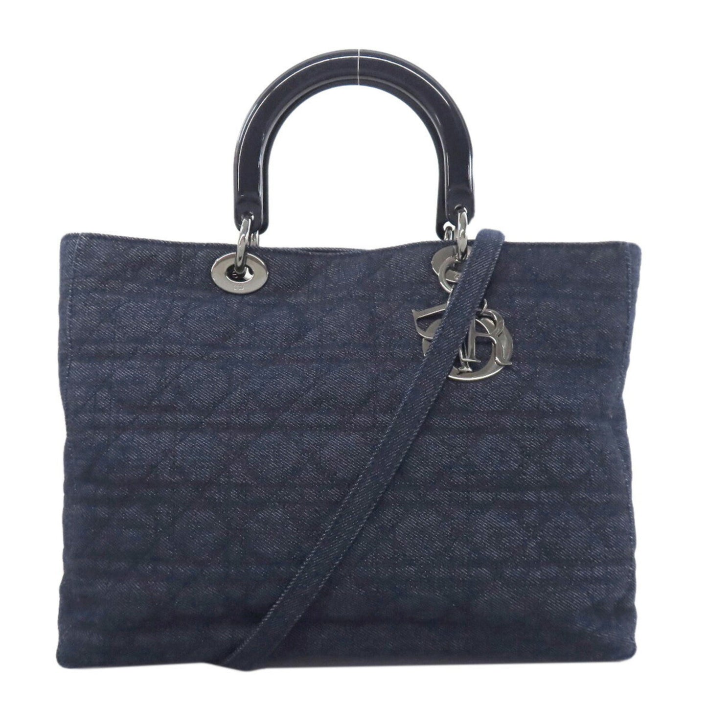 Christian Dior Navy Denim Handbag ()