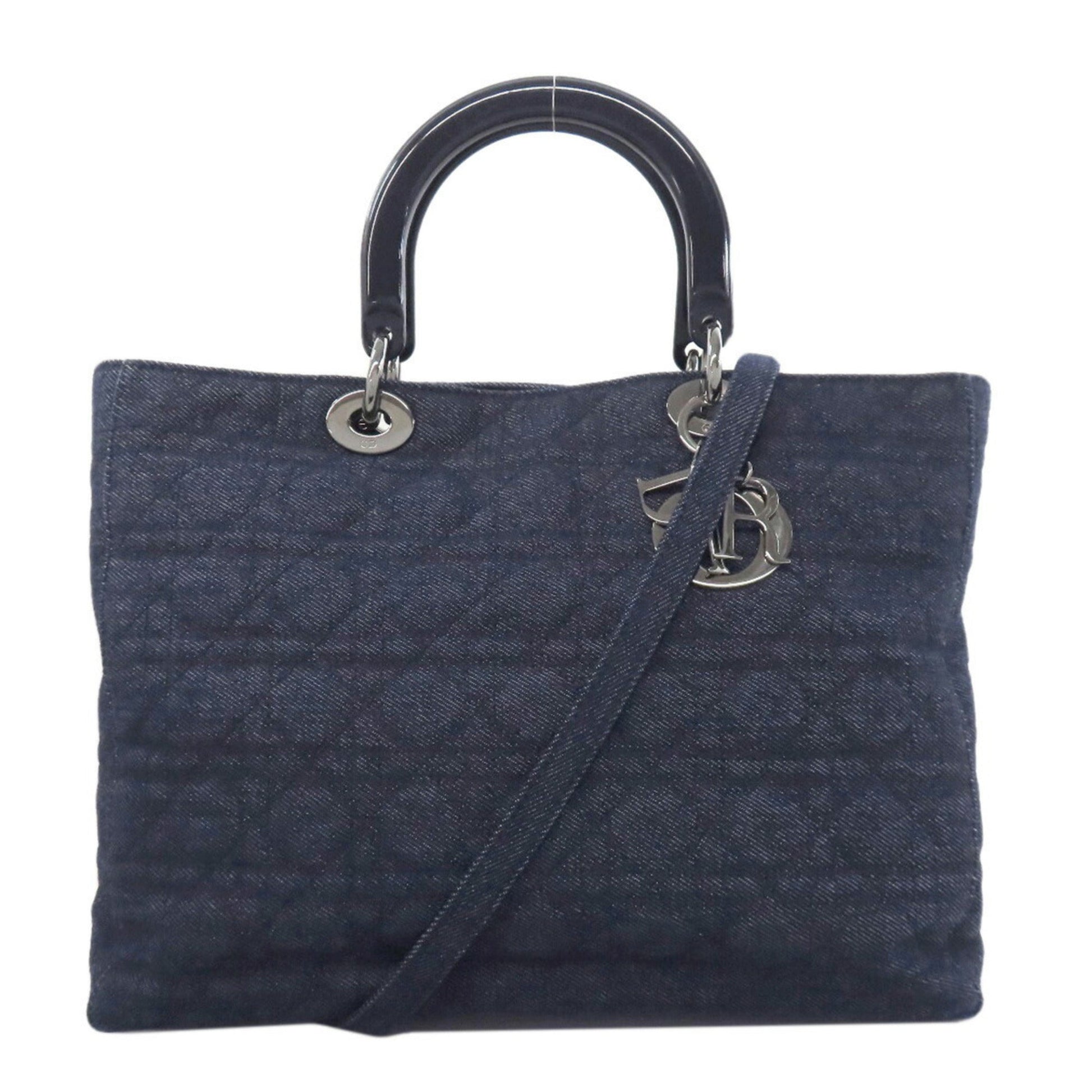 Christian Dior Navy Denim Handbag ()