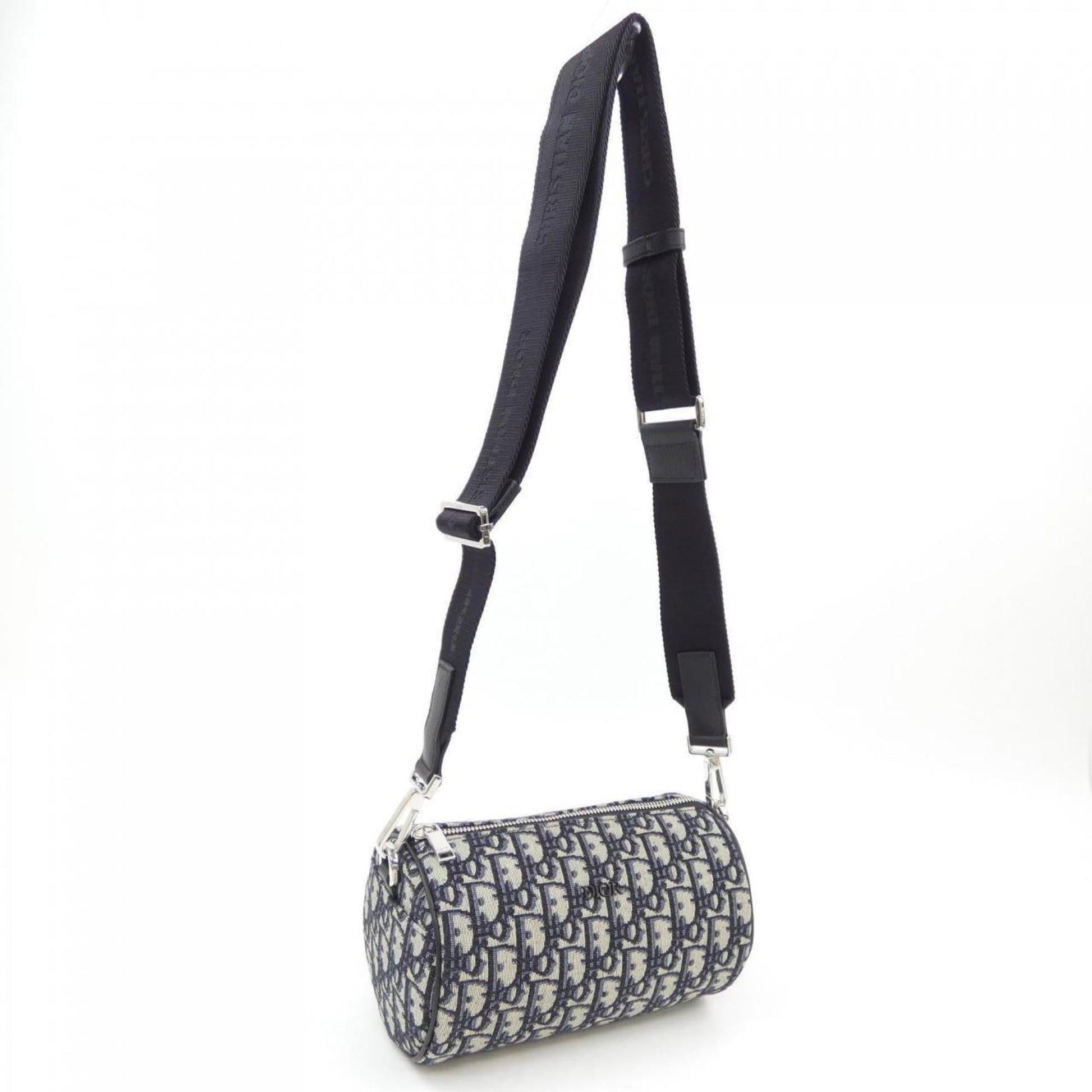 Christian Dior Beige Black Navy Handbag ()