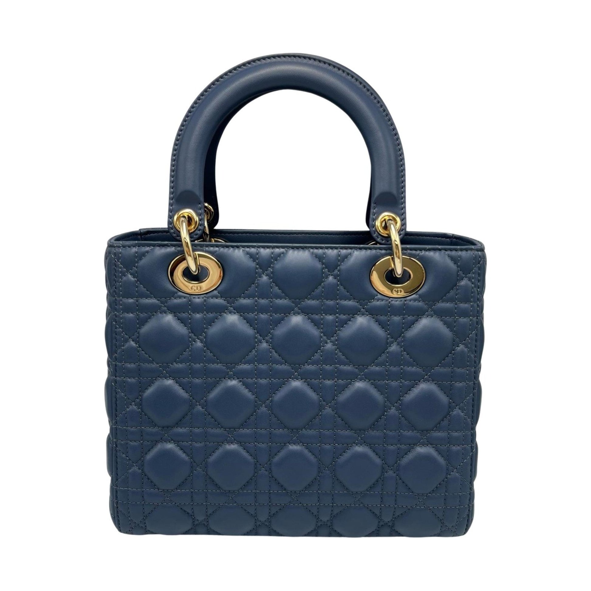 Christian Dior Blue Leather Handbag ()