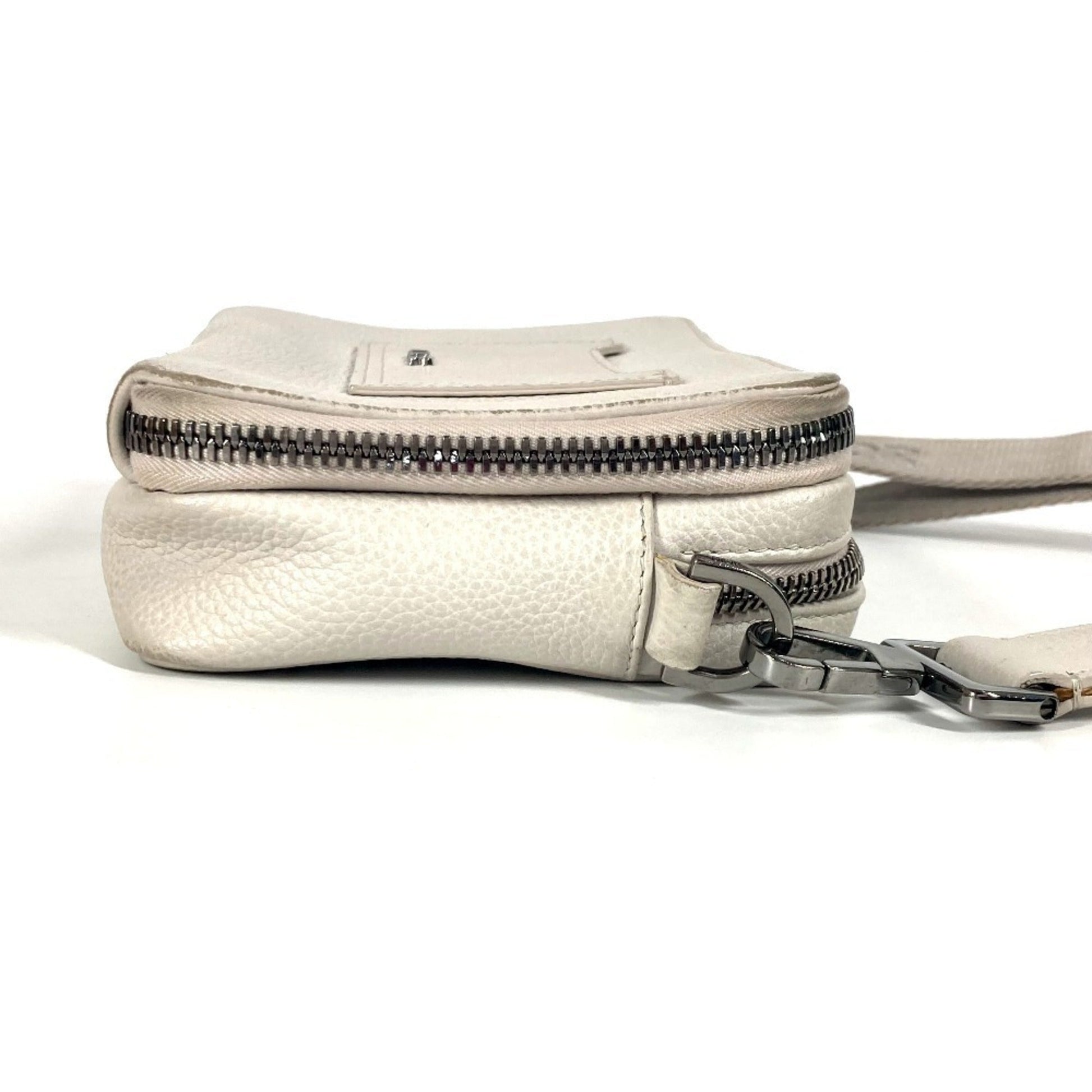 Christian Dior Ivory Leather Shoulder Bag ()