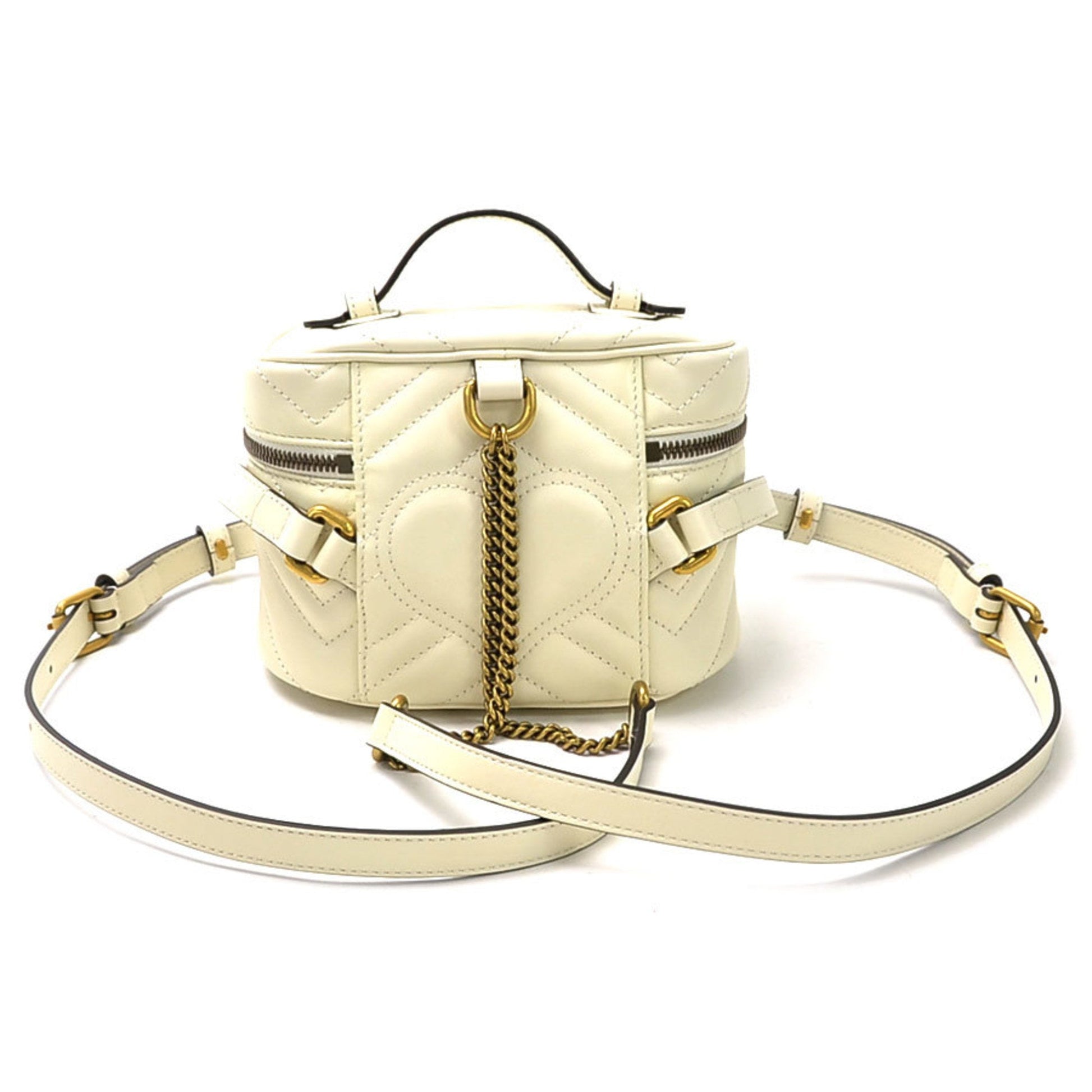 Gucci GG Marmont Leather Quilted Backpack