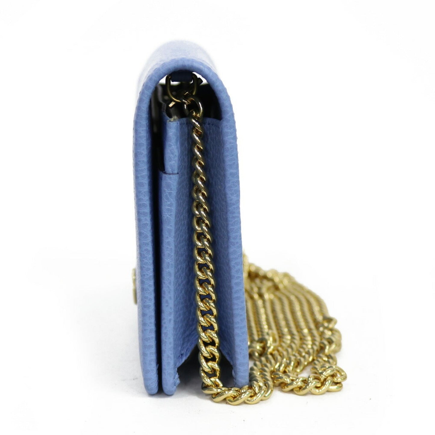 Gucci GG Marmont Blue Chain Shoulder Bag
