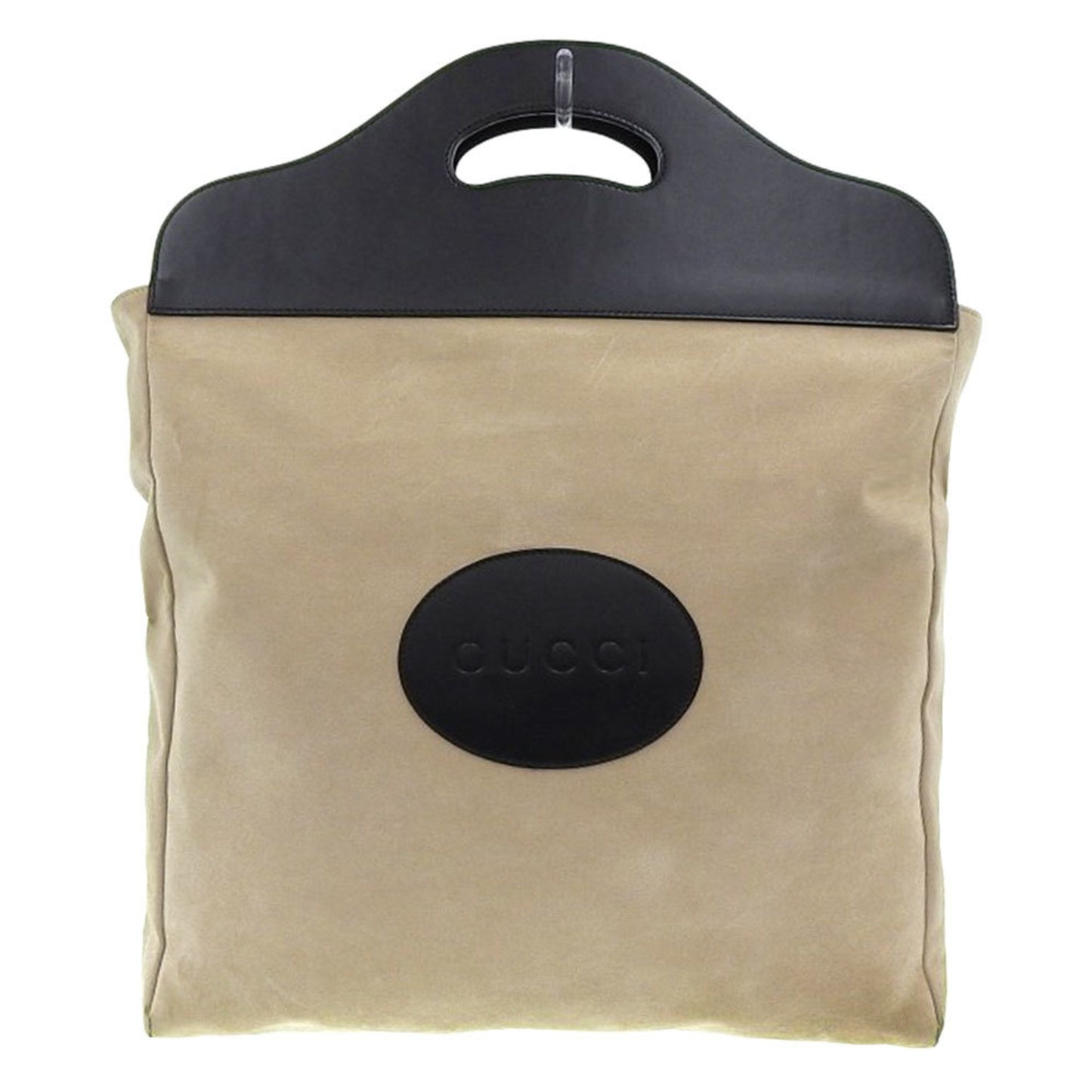 Gucci Beige Suede Handbag