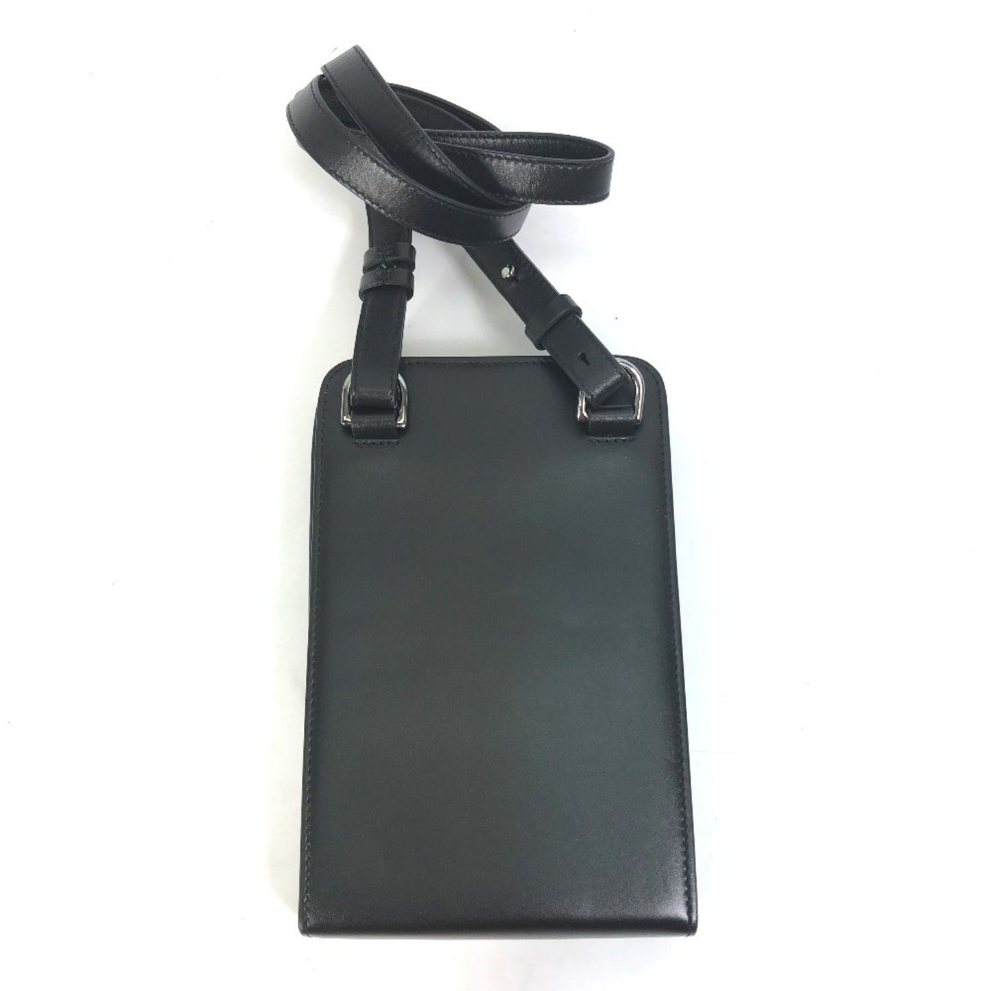 Christian Dior Black Leather Pochette Shoulder Bag ()