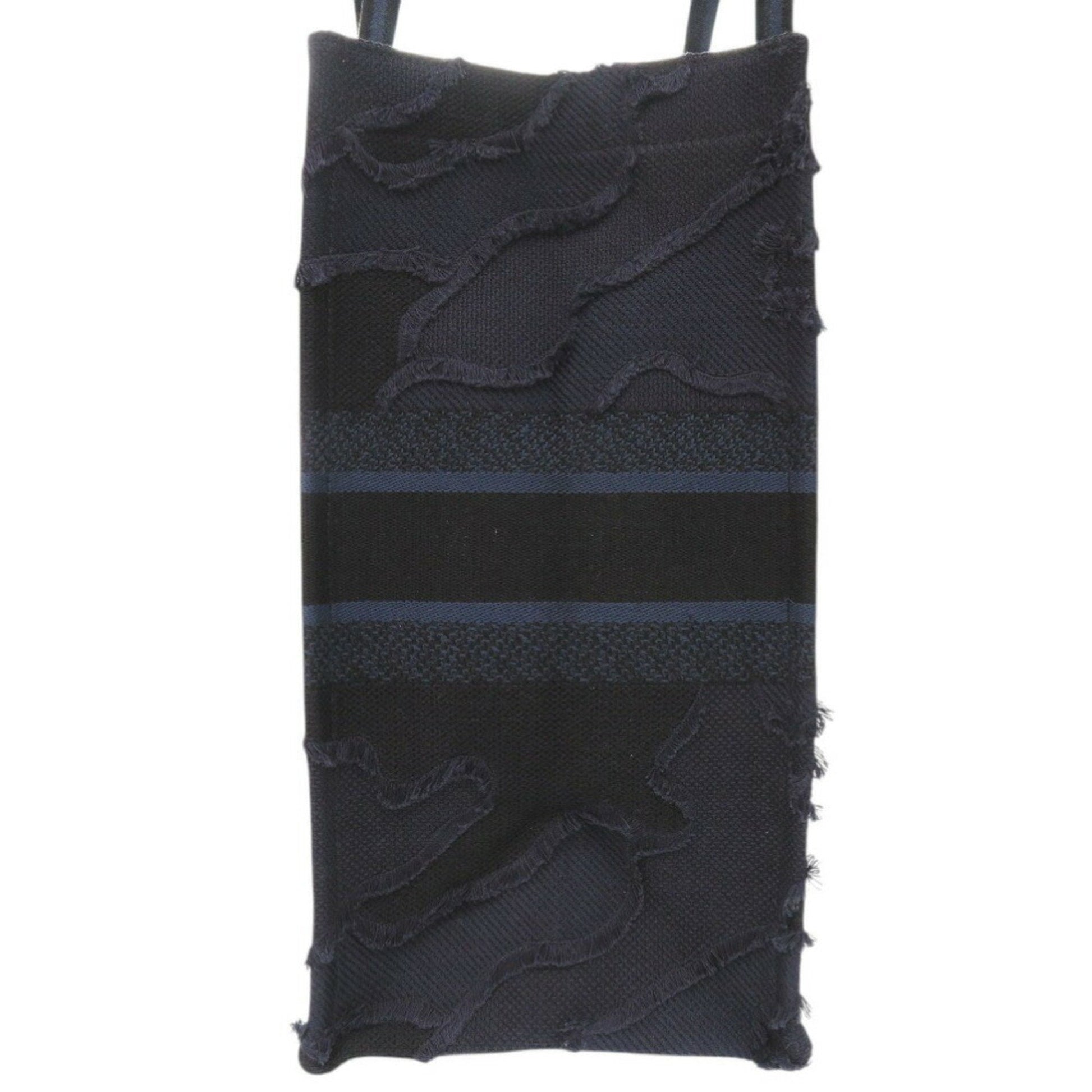 Christian Dior Navy Canvas Tote Bag ()