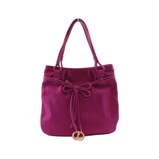 Christian Dior Silver Nylon Canvas Handbag ()