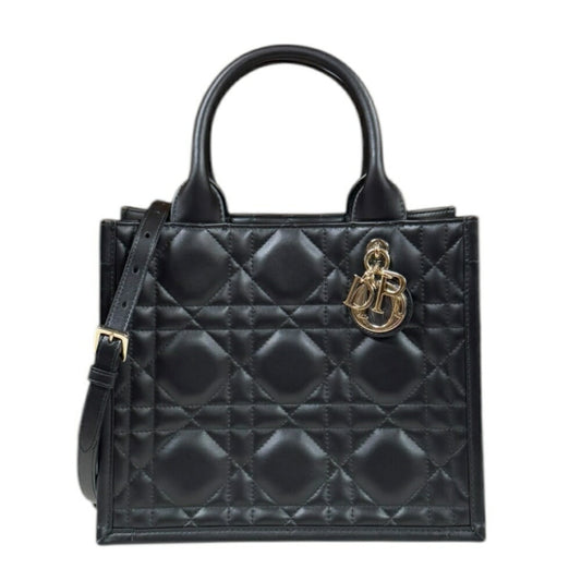 Christian Dior Black Leather Shoulder Bag ()