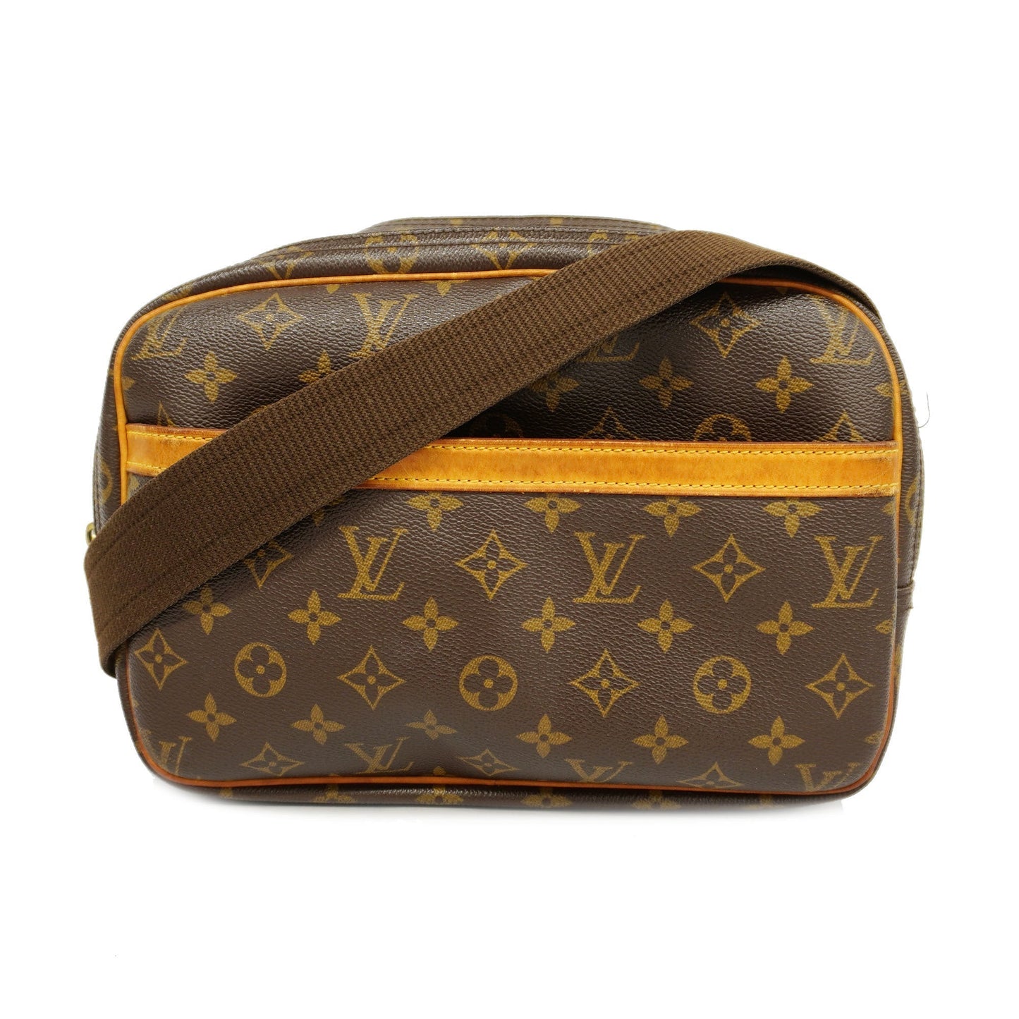 LOUIS VUITTON Auth Monogram Reporter PM M45254