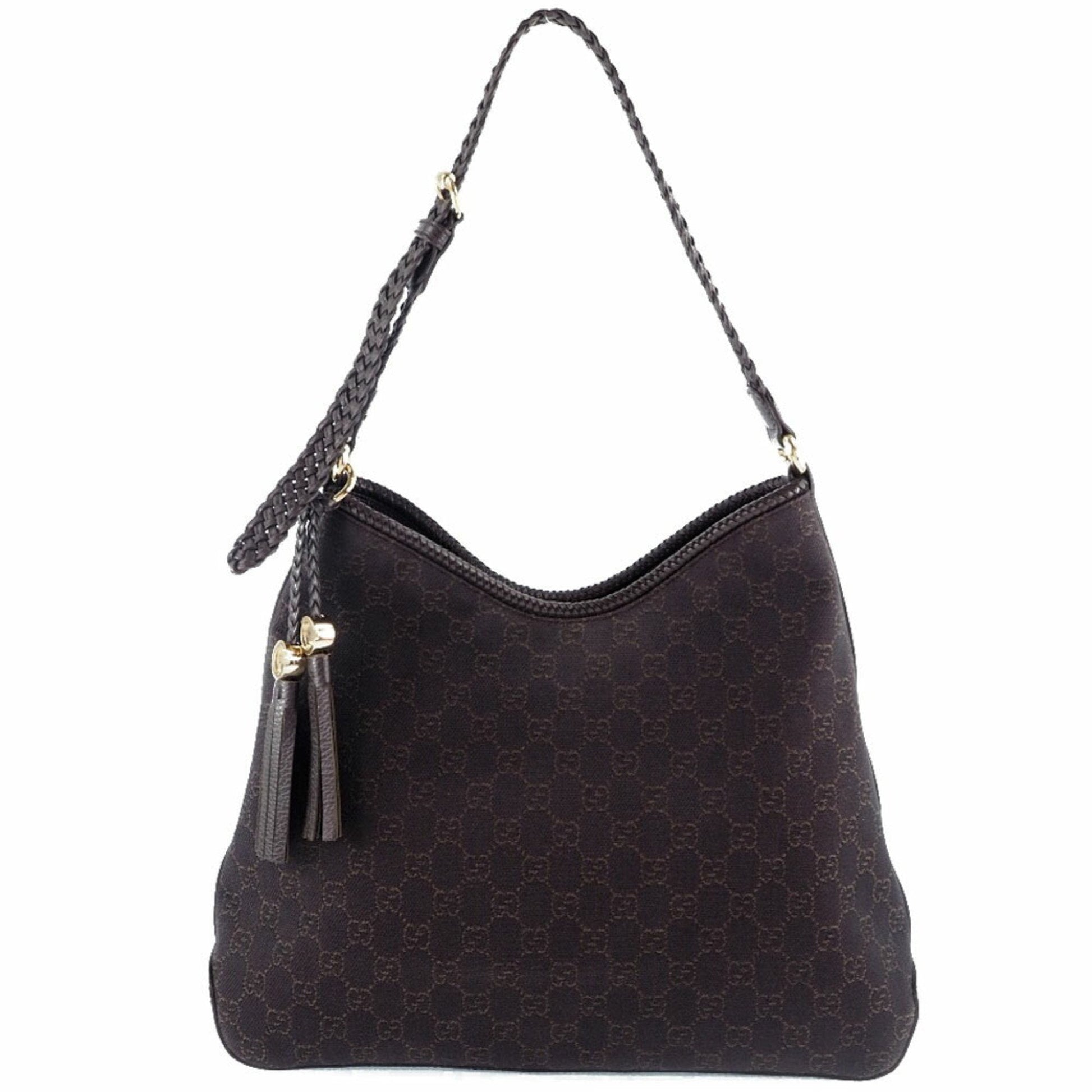Gucci Lou Canvas Shoulder Bag