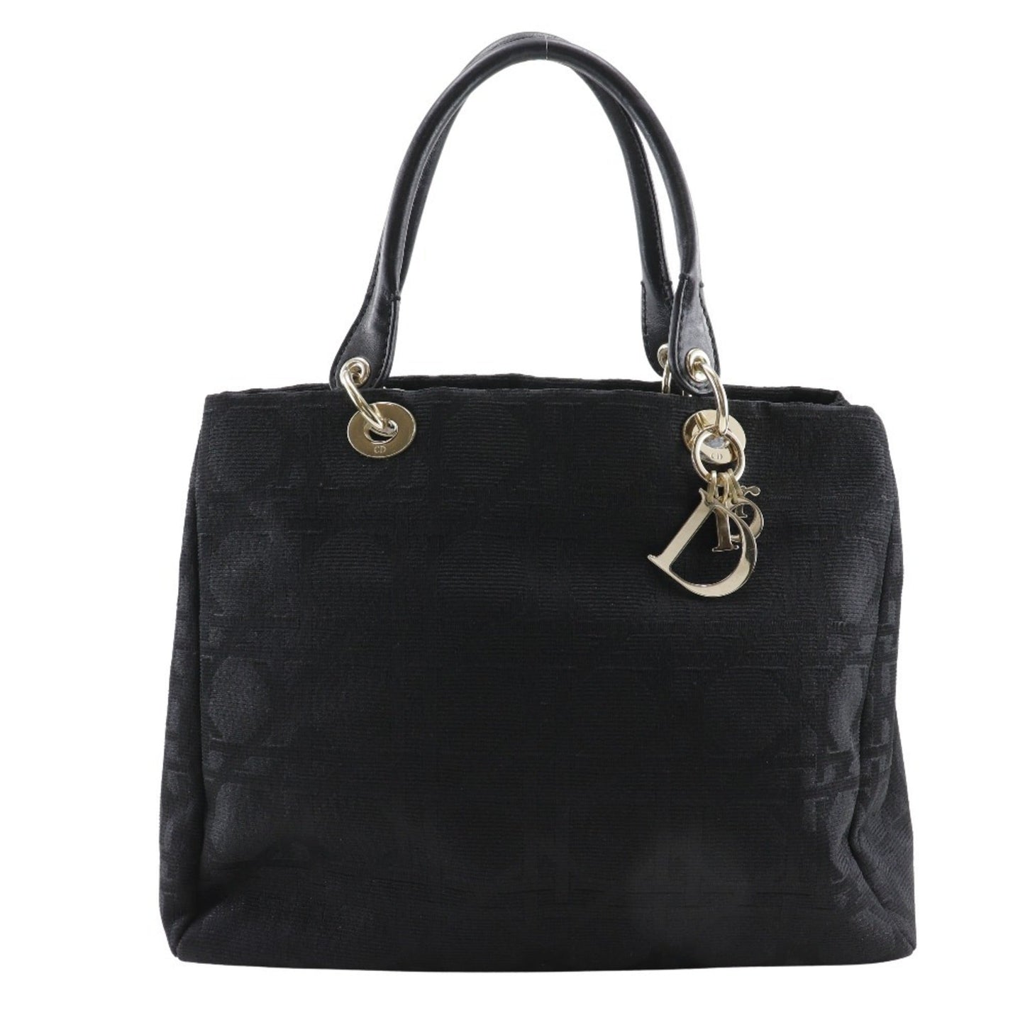 Christian Dior Black Nylon Canvas Tote Bag ()