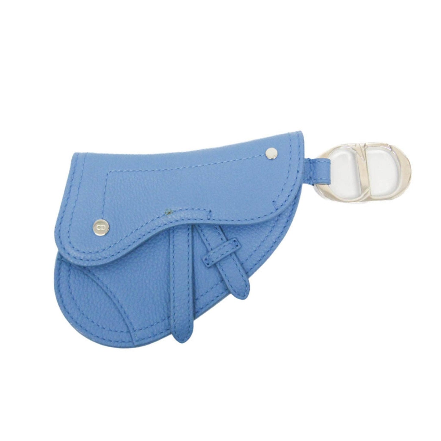 Christian Dior Blue Leather Pouch ()