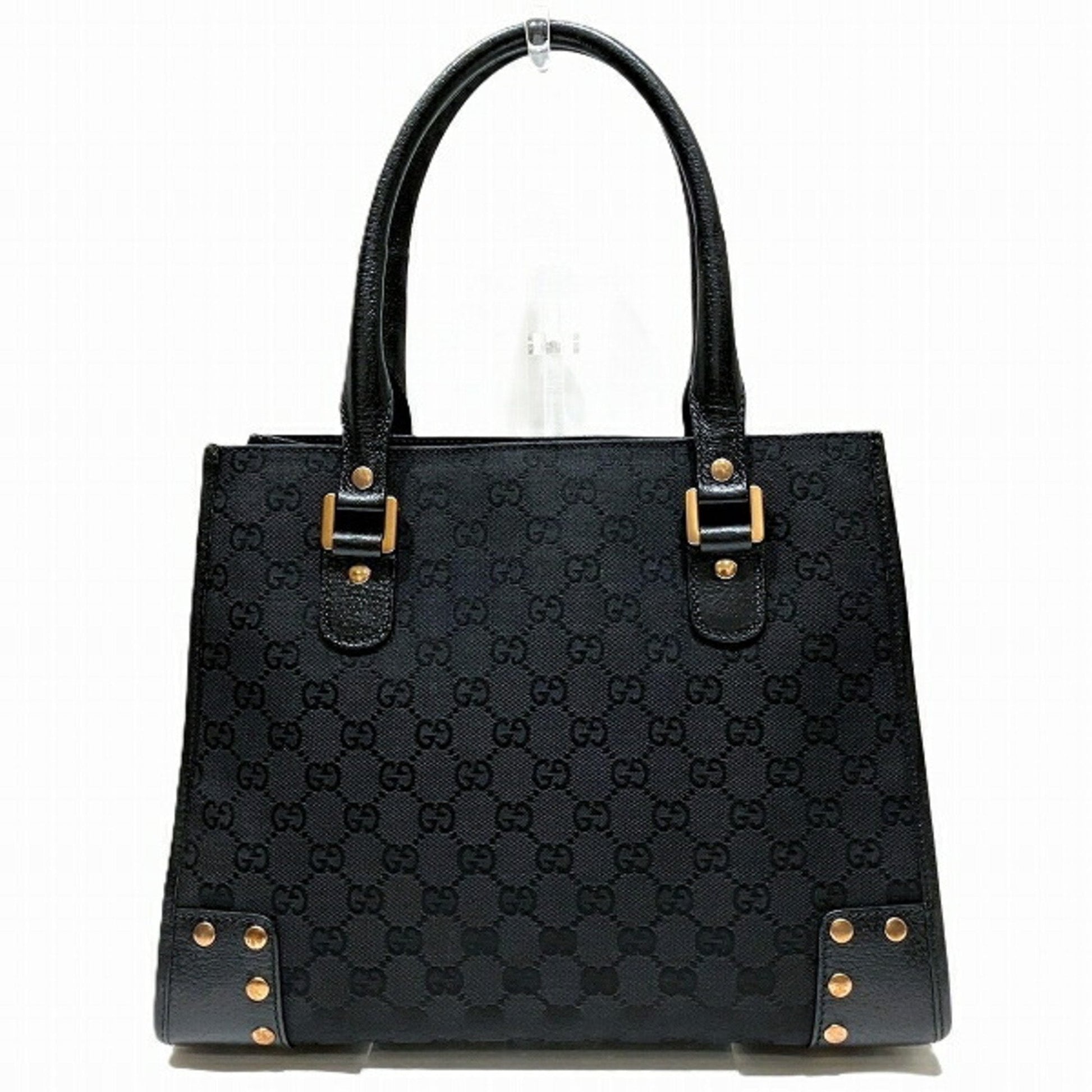 Gucci Leather Canvas Tote