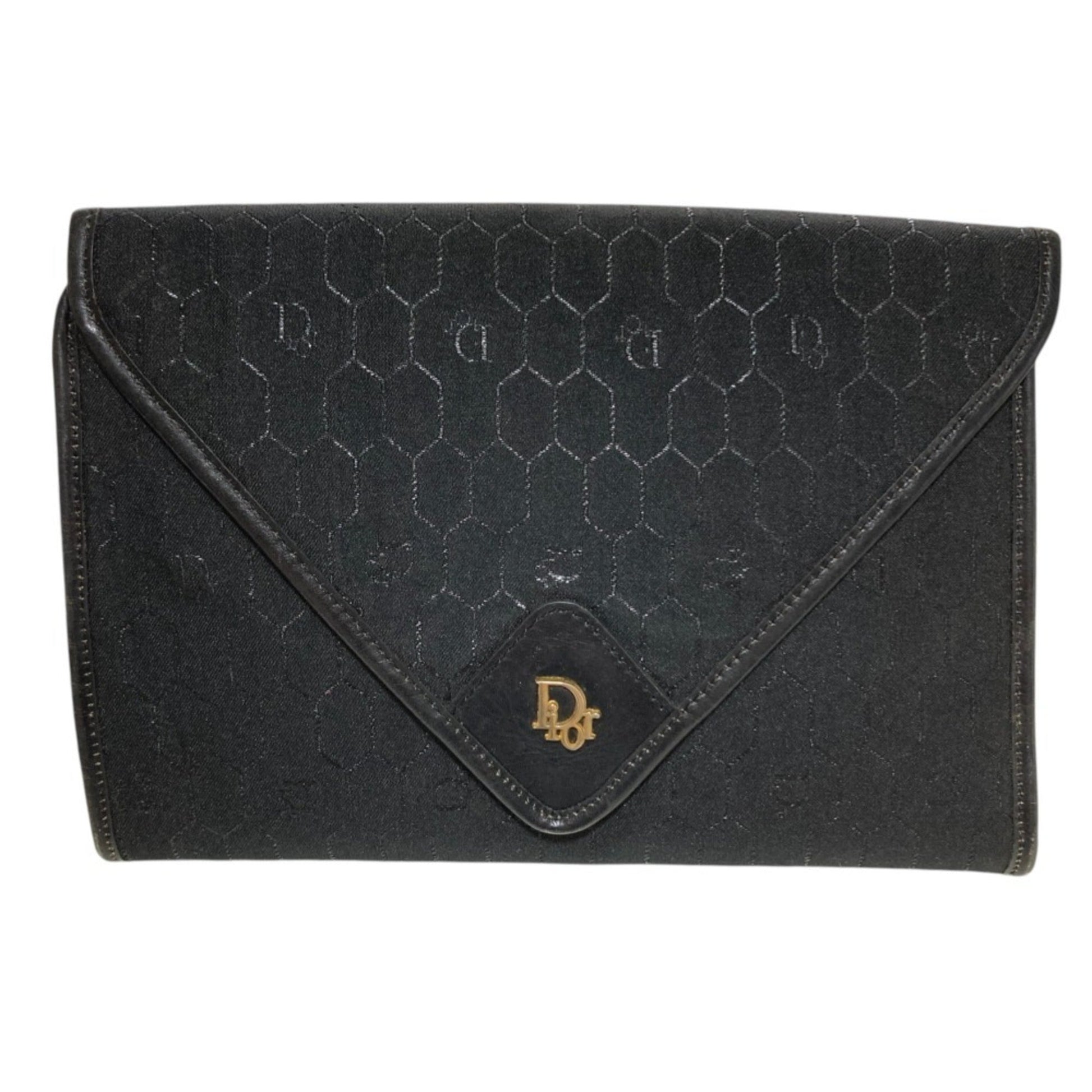 Christian Dior Black Canvas Shoulder Bag ()