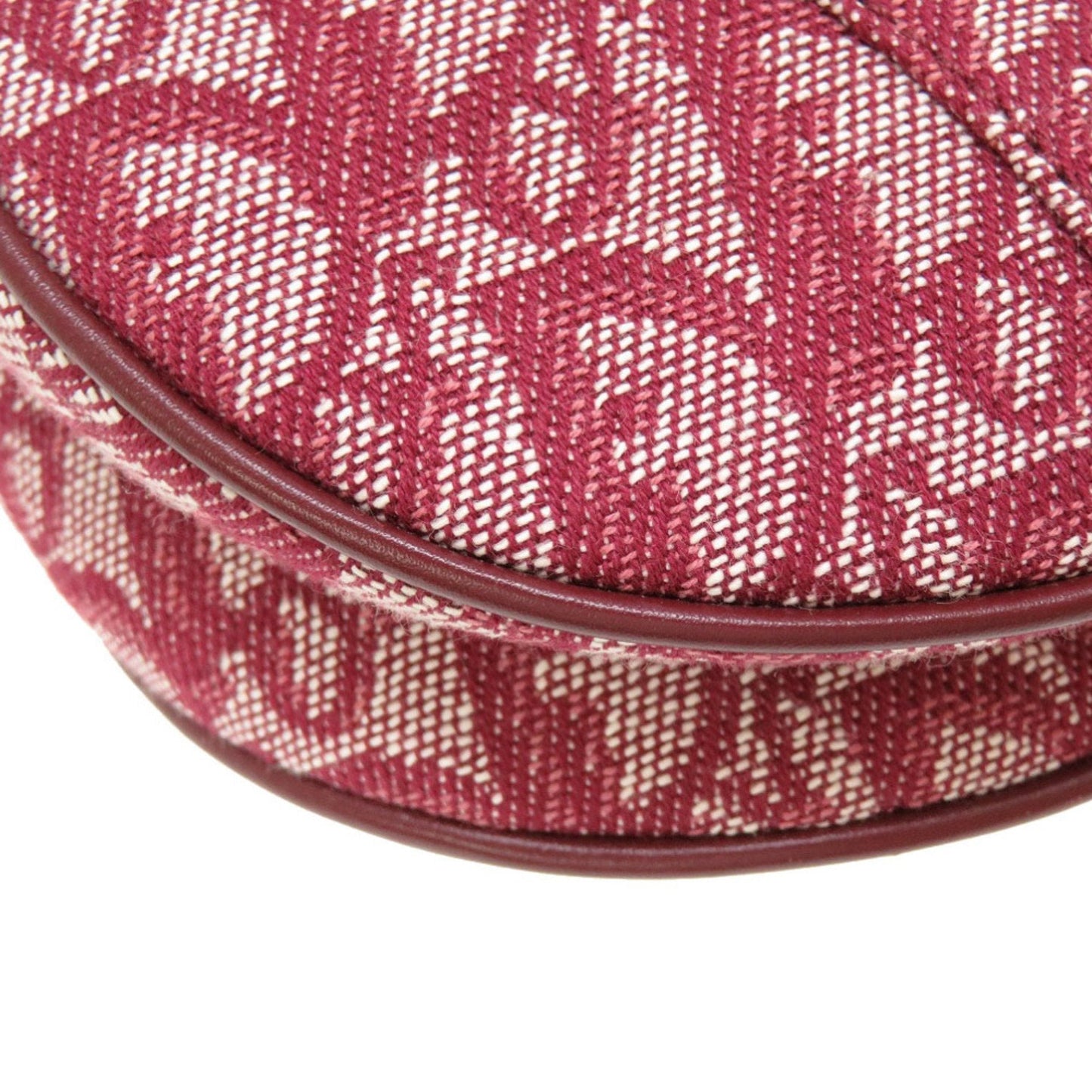 Christian Dior Trotter Bordeaux Trotter Leather Handbag Saddle Bag ()