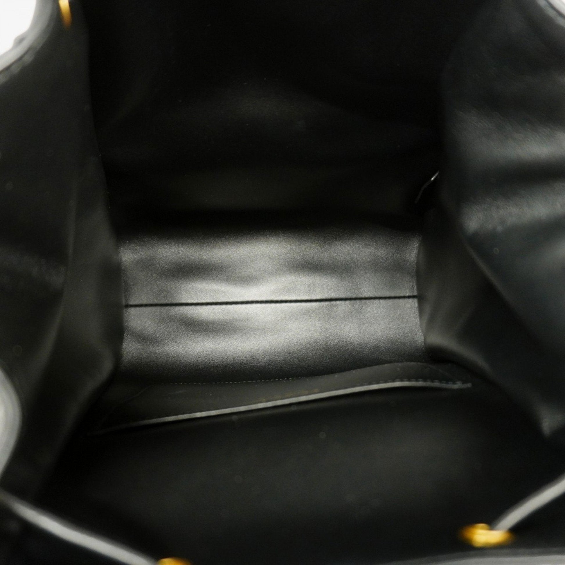 Christian Dior Black Leather Backpack ()