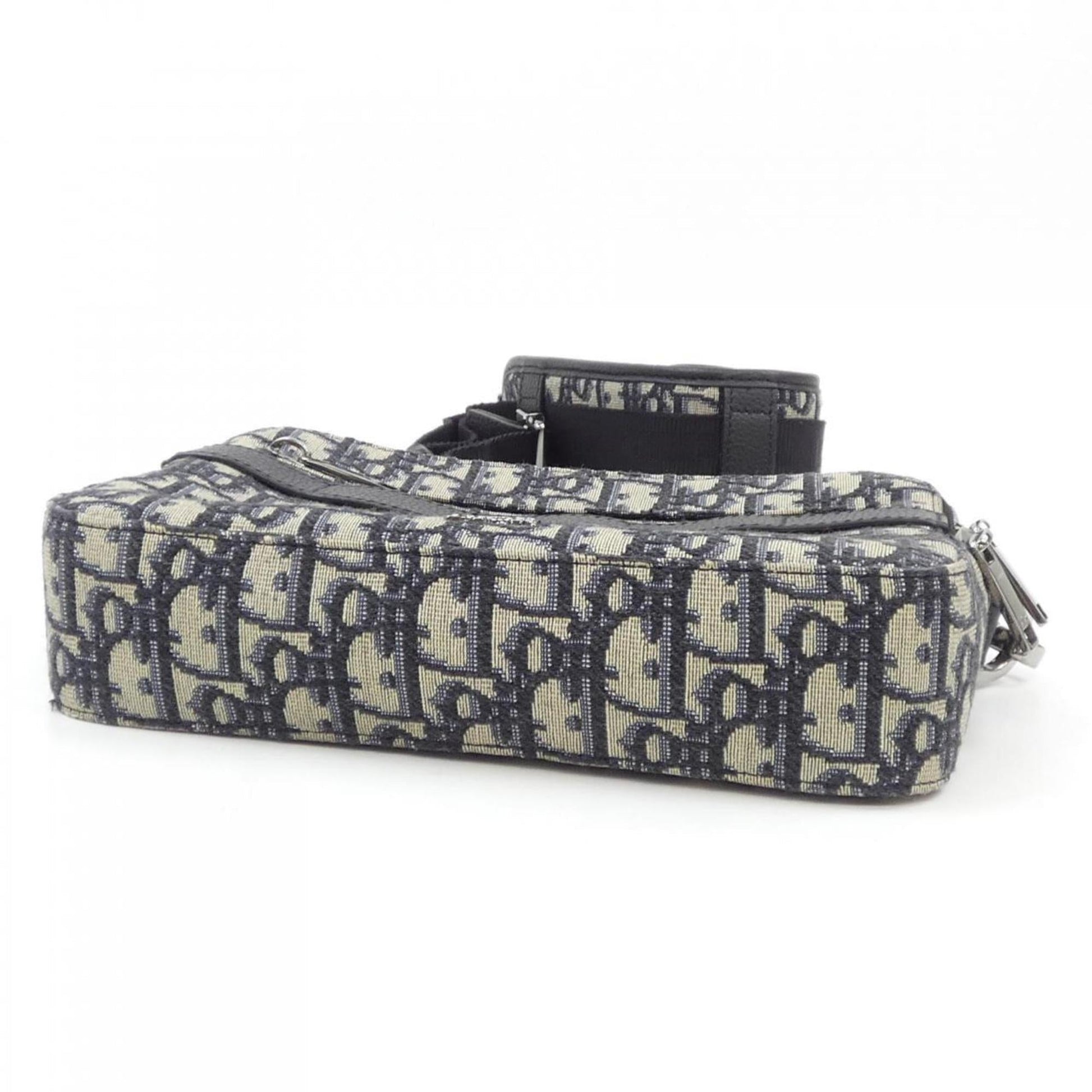 Christian Dior Beige Black Blue Handbag ()