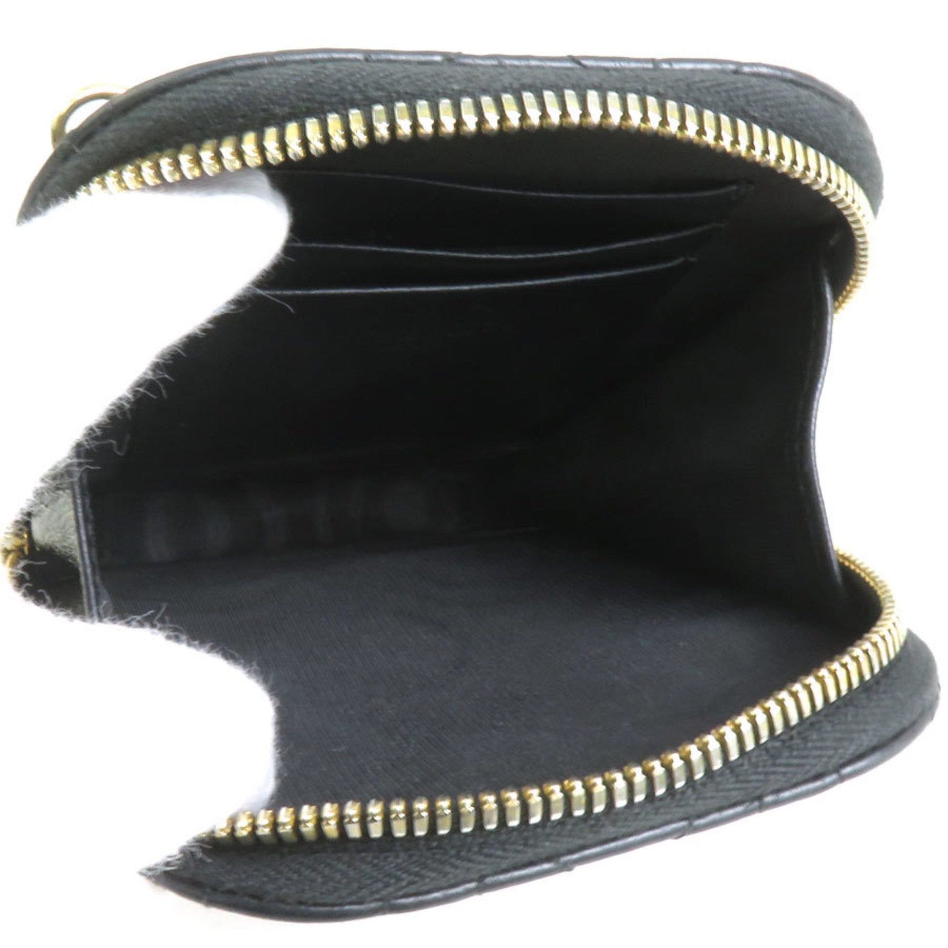 Christian Dior Black Gold Leather Metal Shoulder Bag ()