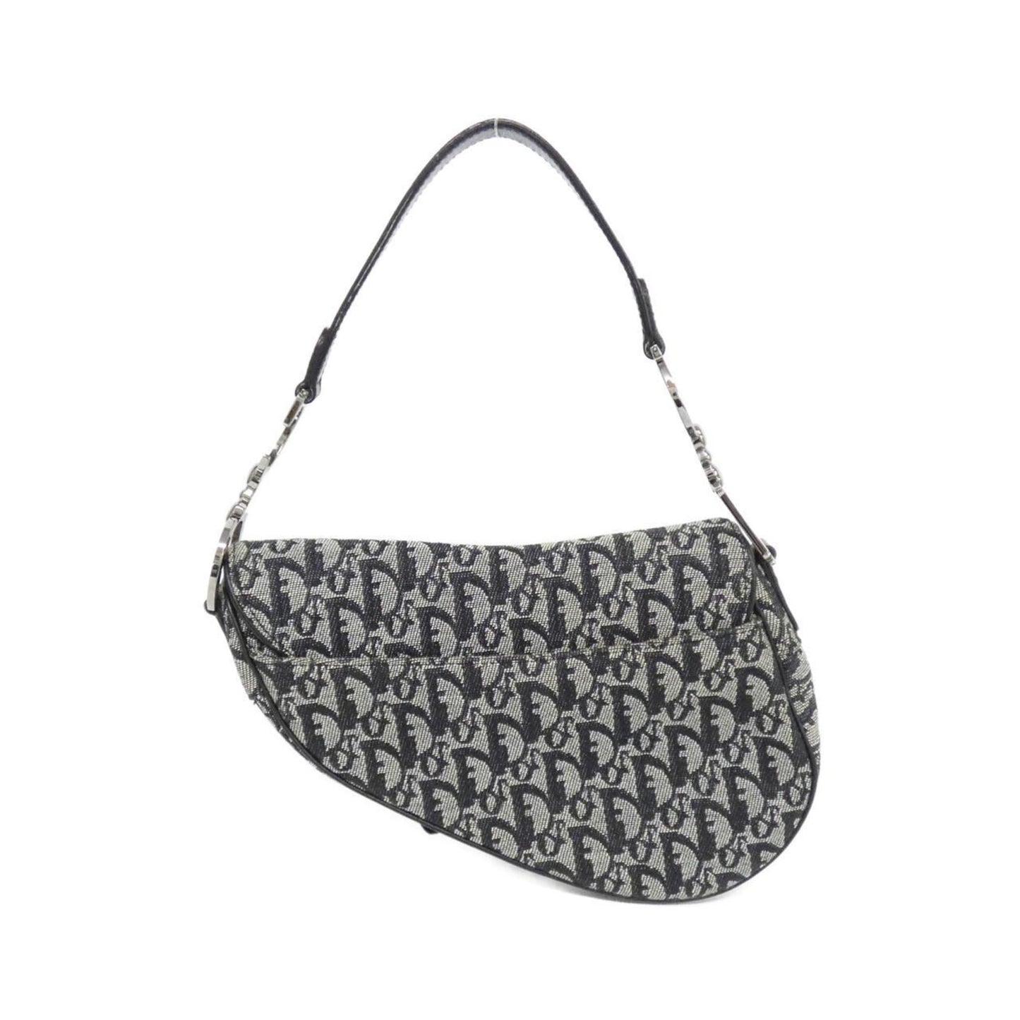 Christian Dior Black Canvas Shoulder Bag ()