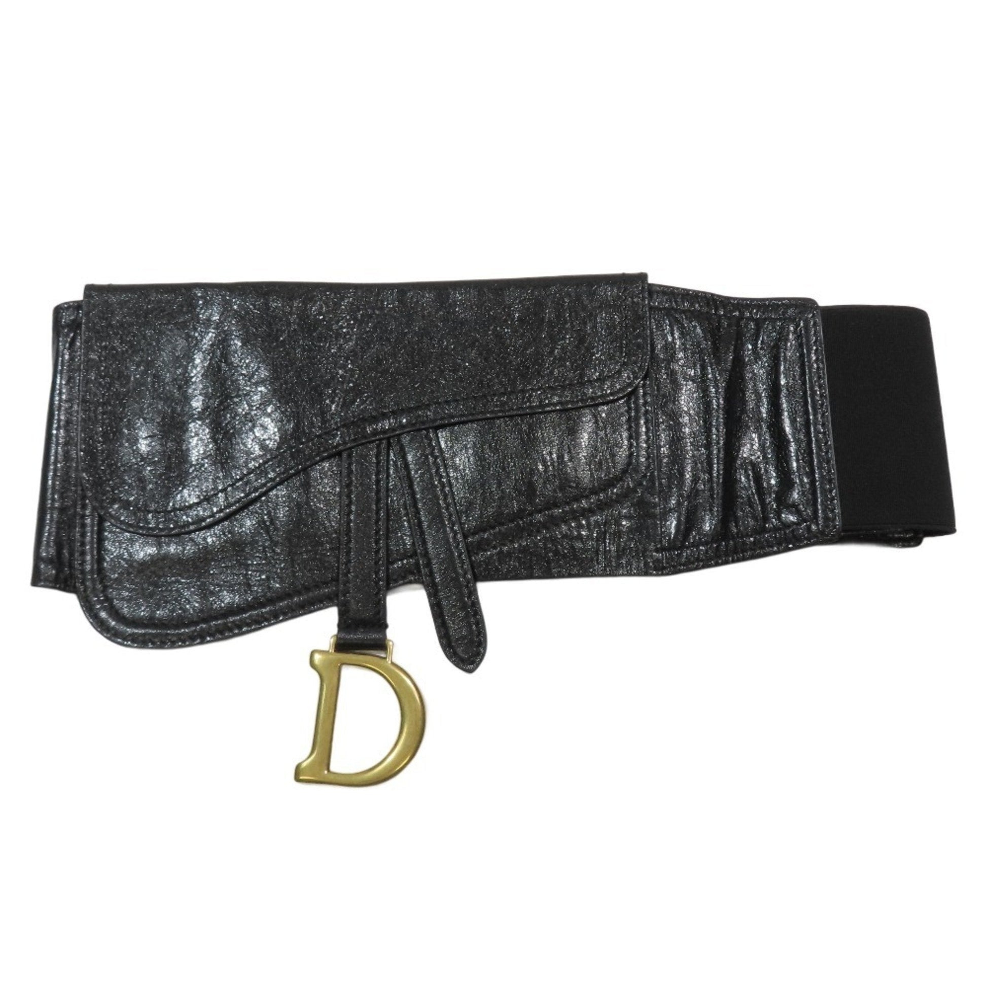 Christian Dior Black Leather Sling Bag ()