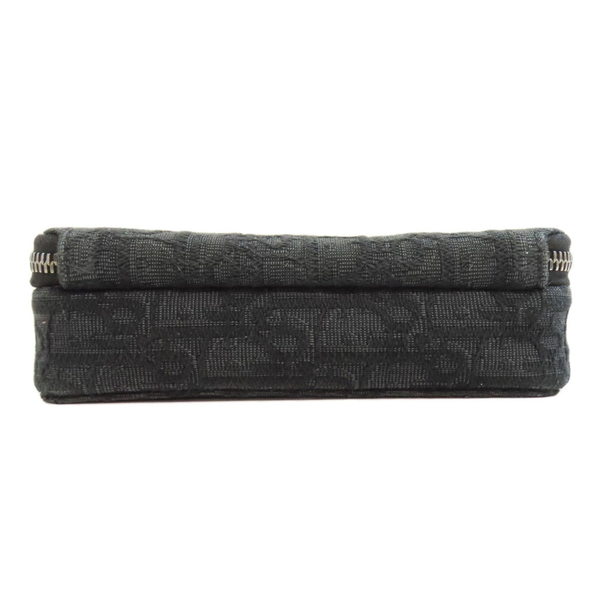 Christian Dior Black Canvas Shoulder Bag ()