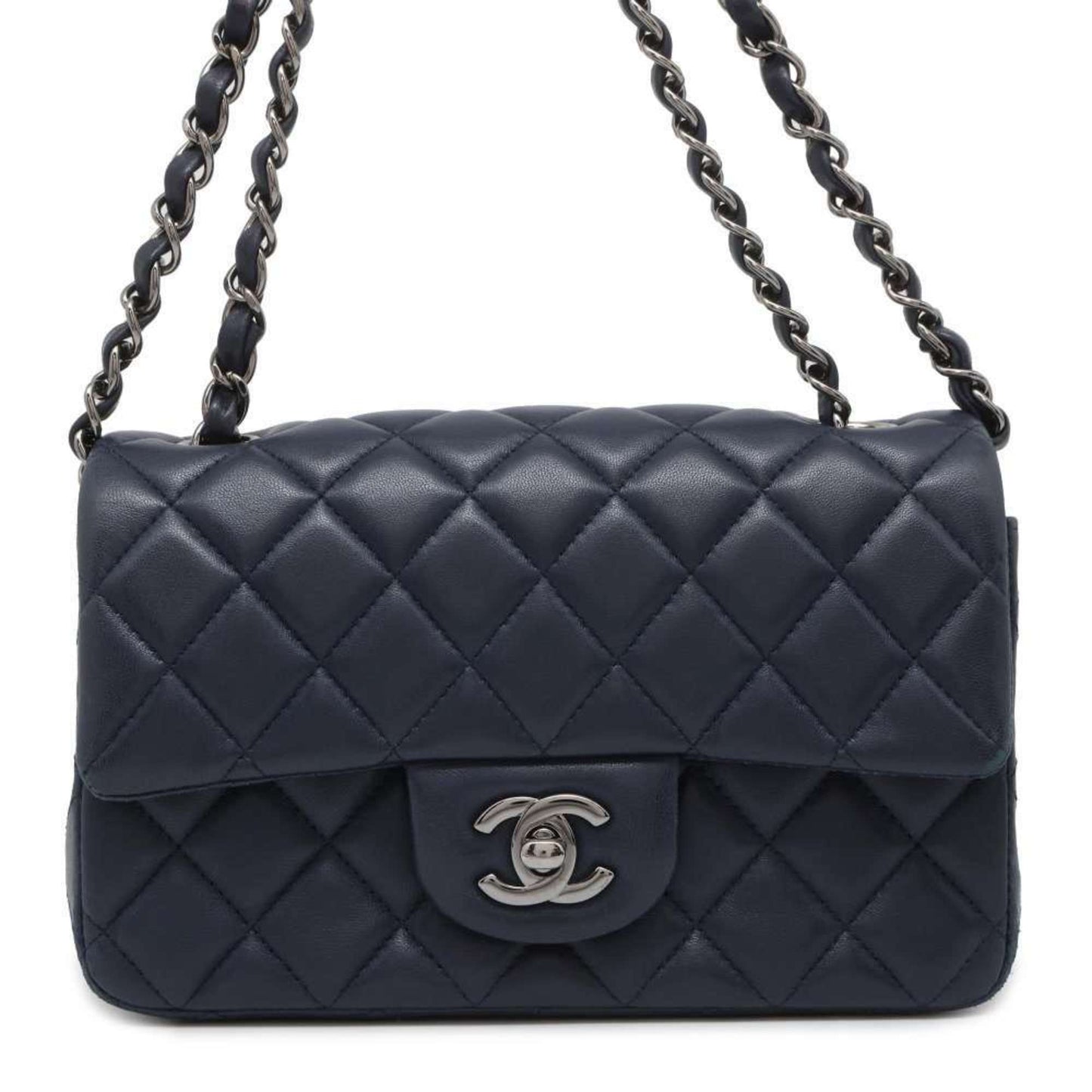 Chanel Chain Shoulder Bag Coco Mark Lambskin A69900 CHANEL Flap