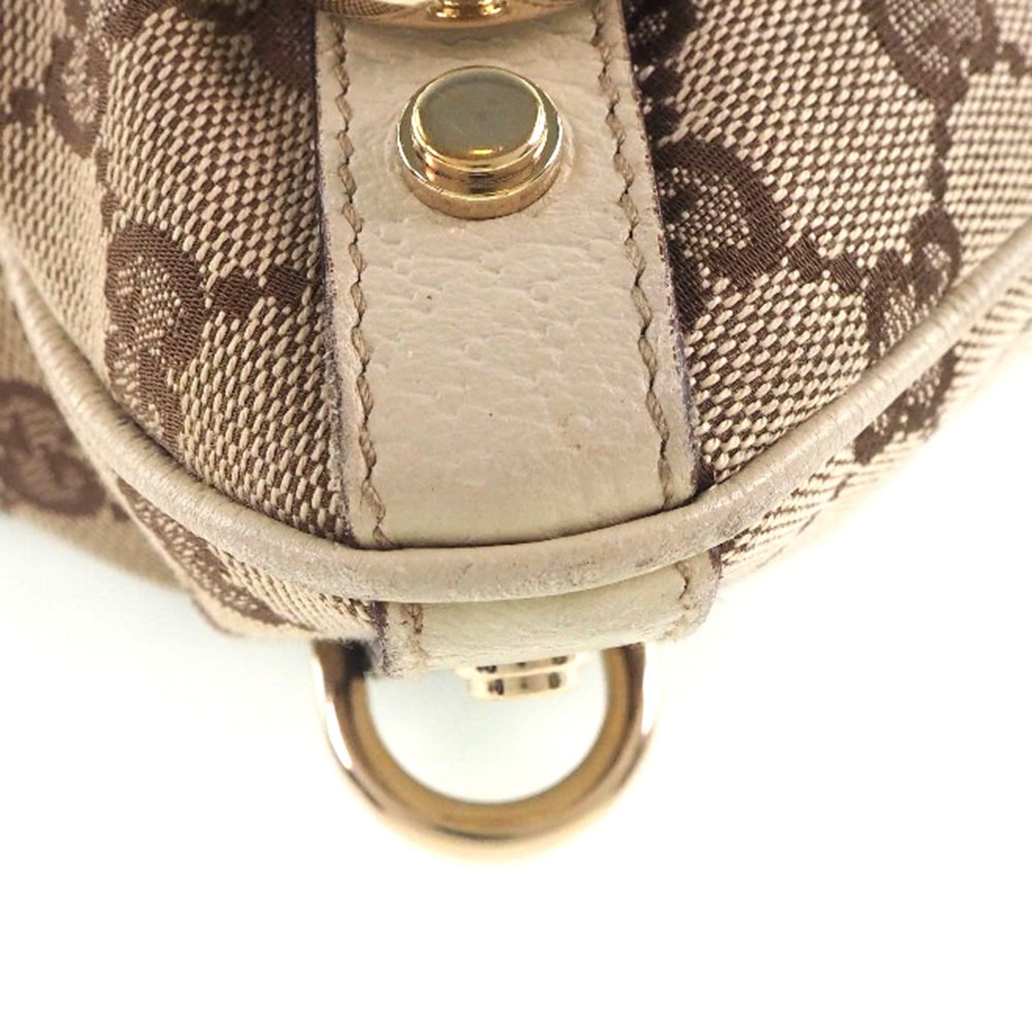 Gucci Lou Monogram Leather Canvas Crossbody