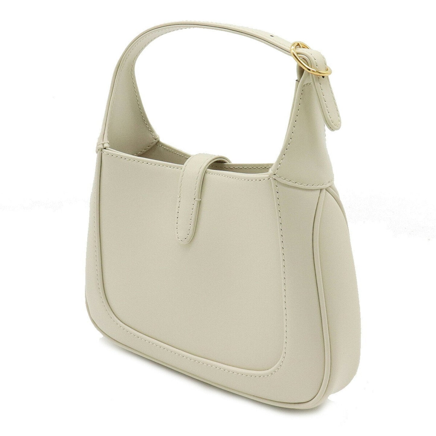 Gucci Jackie White Leather Shoulder Bag