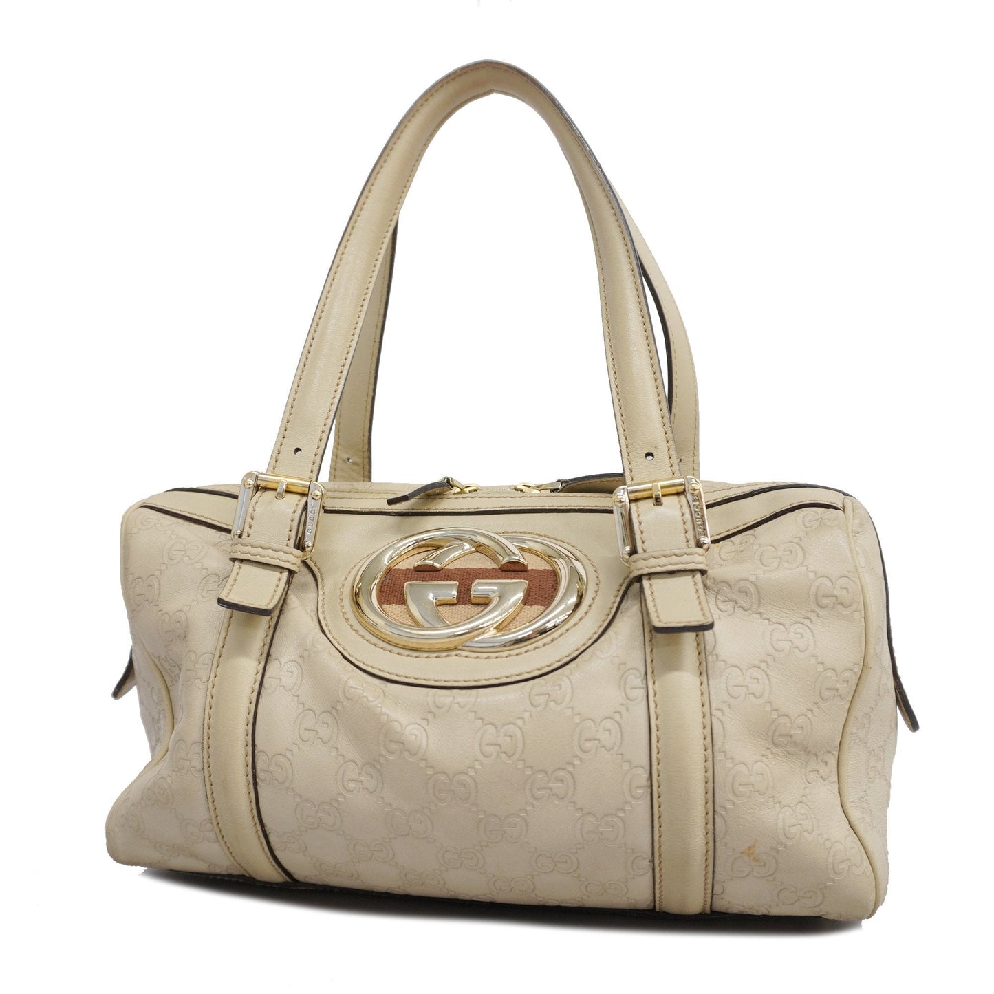 Gucci Guccissima Ivory Leather Tote