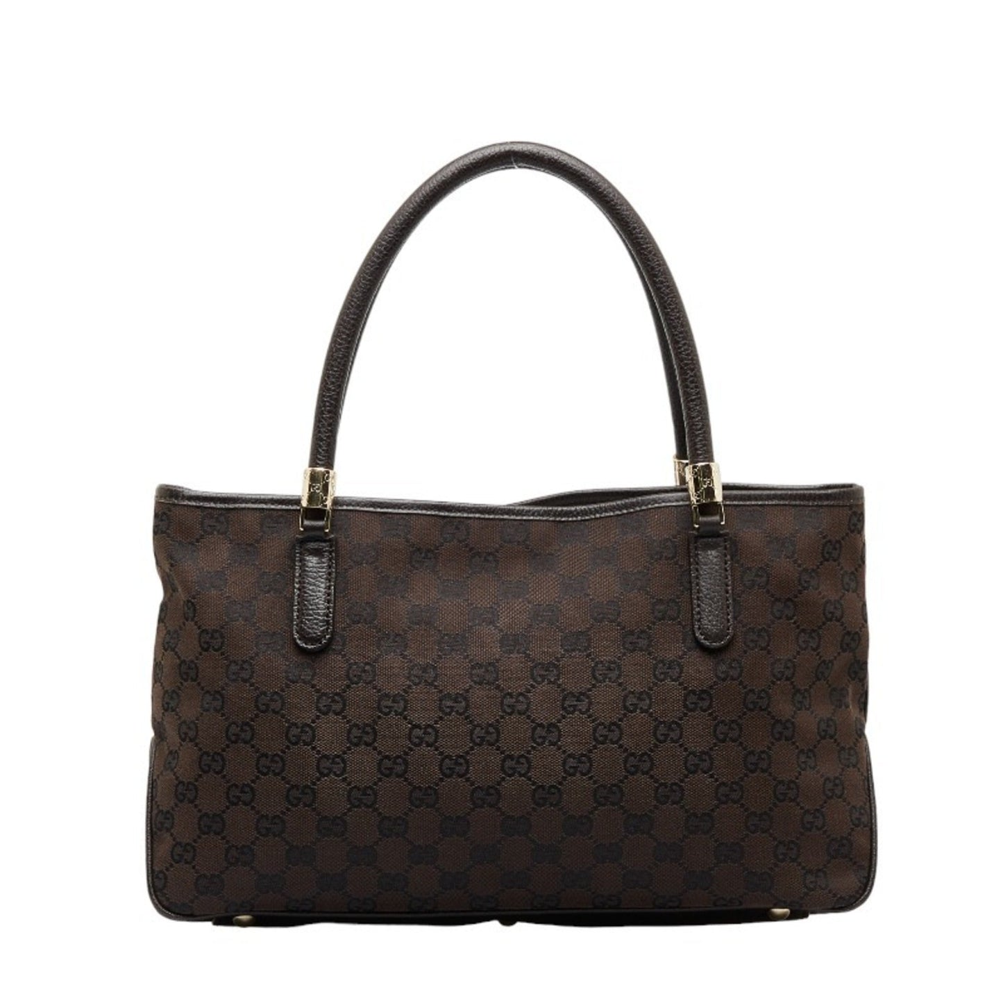 Gucci Leather Canvas Shoulder Bag