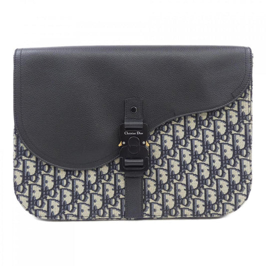 Christian Dior Beige Black Blue Handbag ()