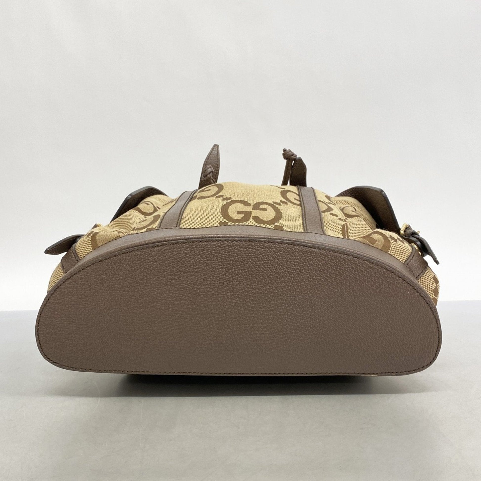 Gucci Leather Canvas Backpack