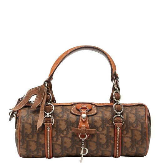 Christian Dior Trotter Brown Pvc Leather Handbag ()