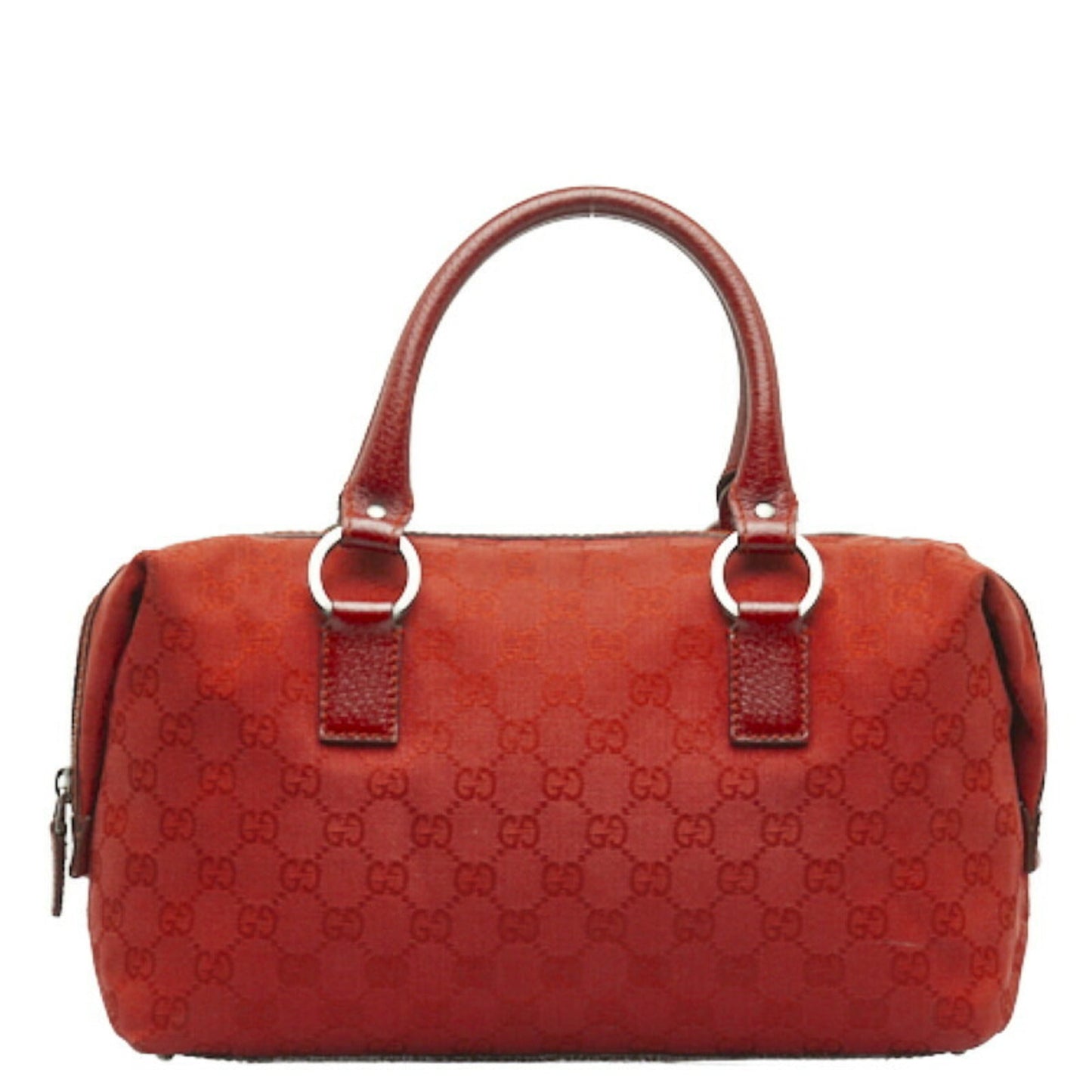 Gucci Leather Canvas Handbag