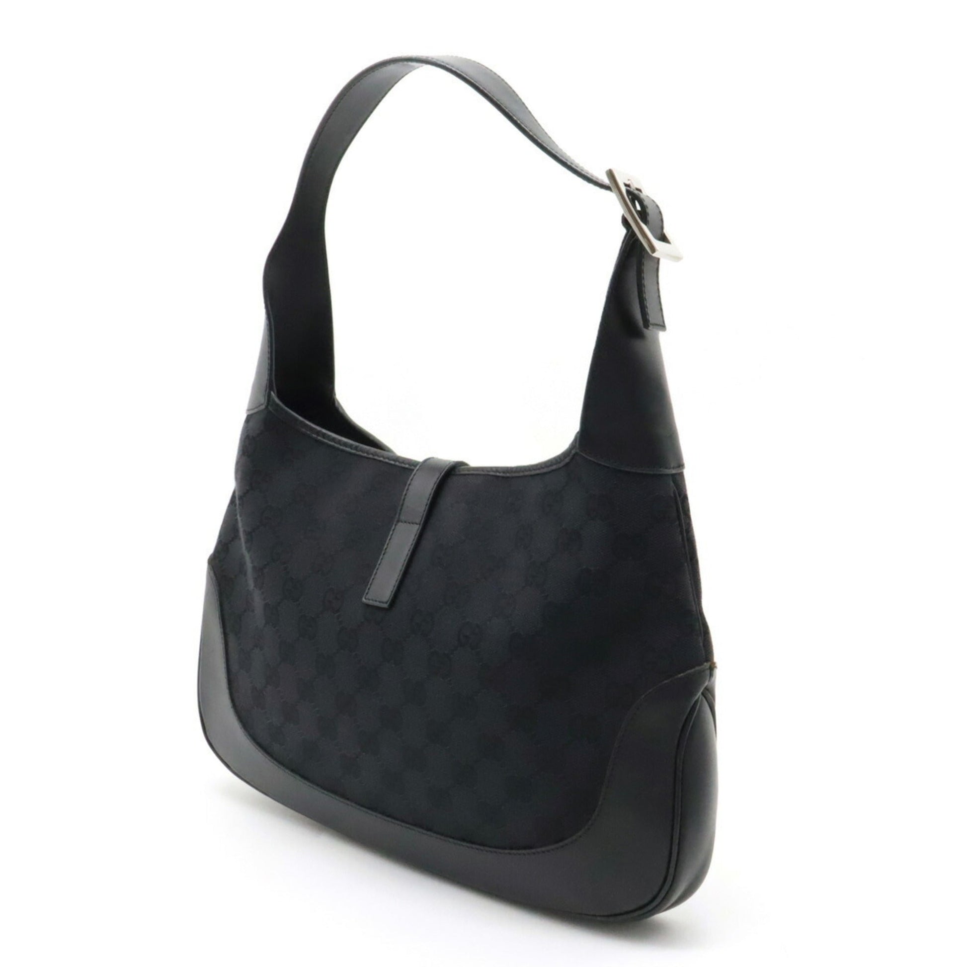 Gucci Leather Canvas Shoulder Bag